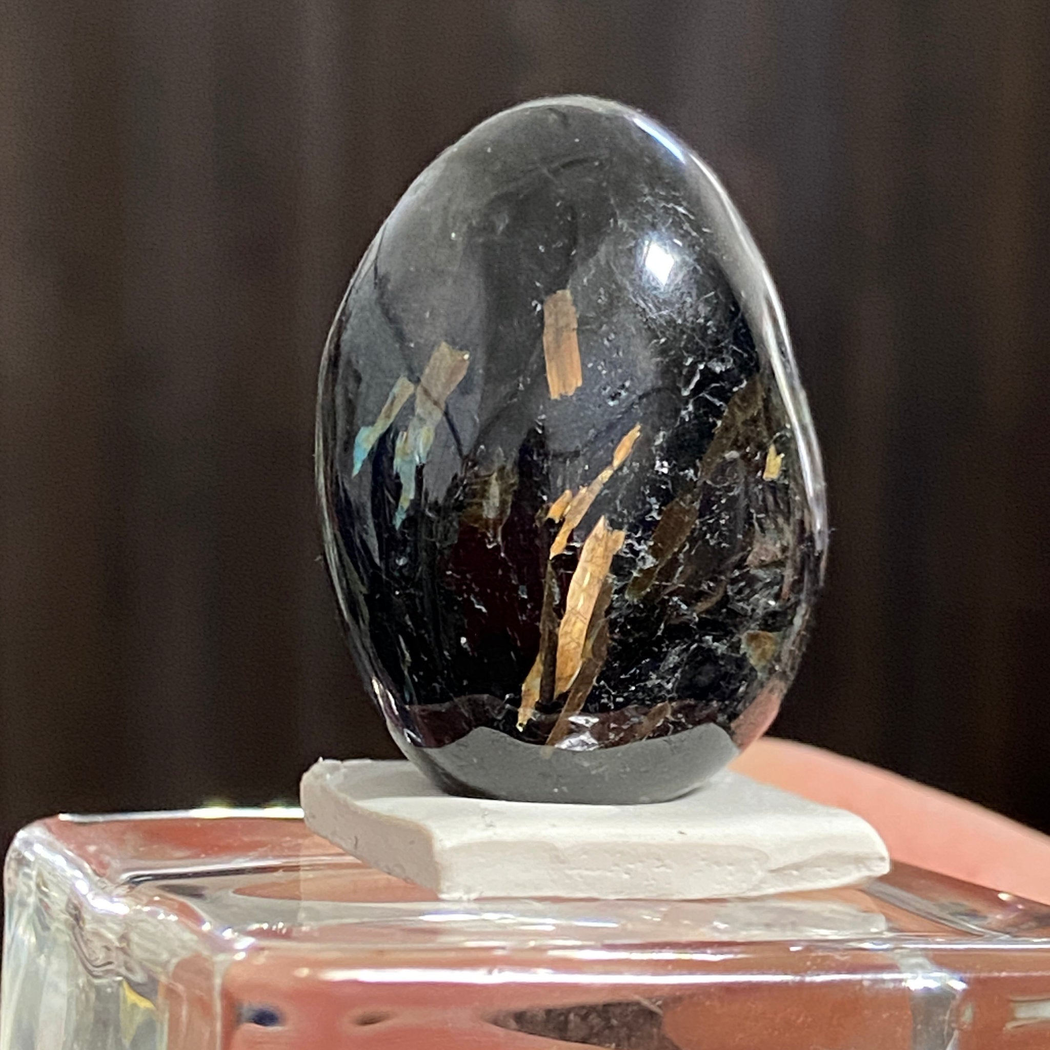 AAA Nuummite Tumbled Stone - Greenland