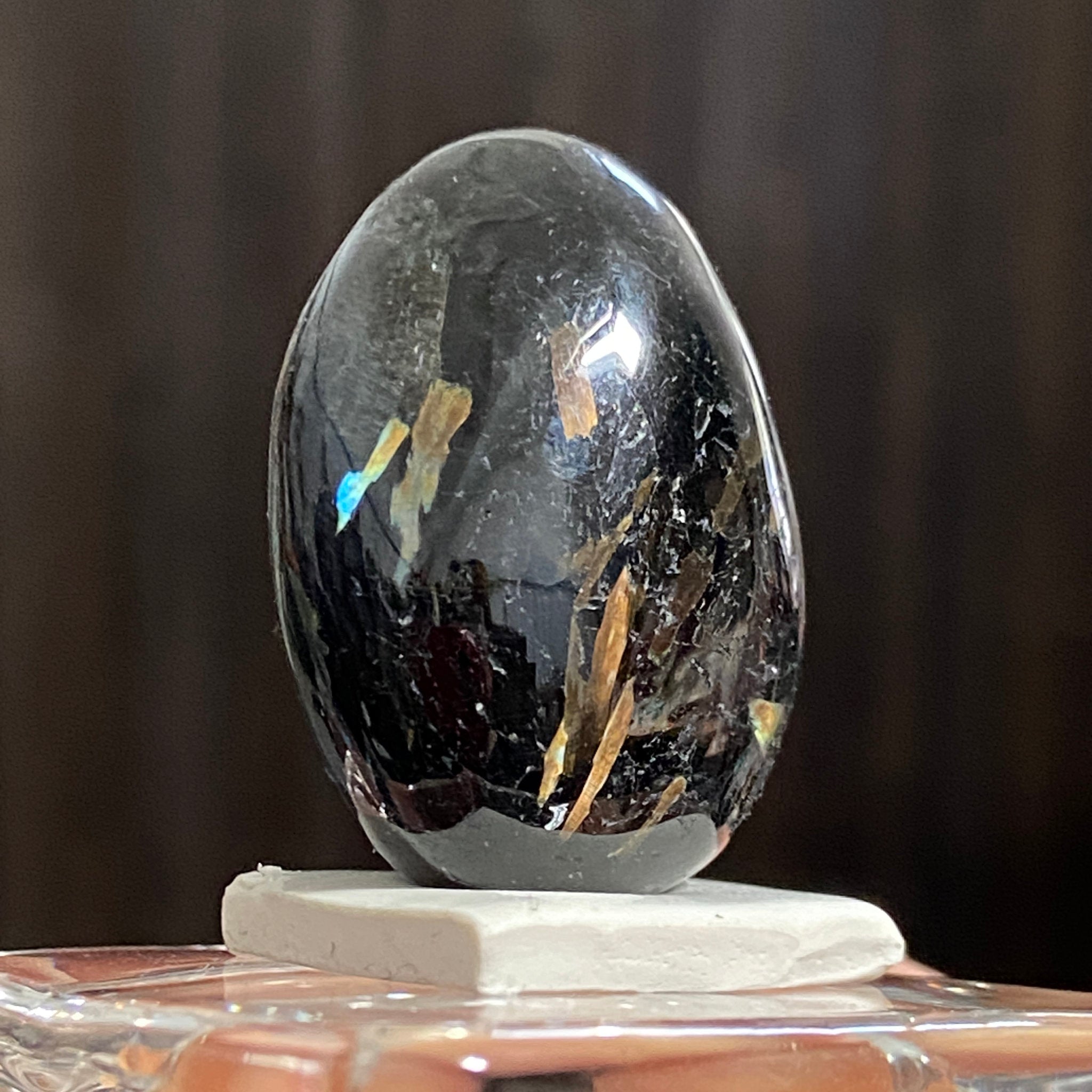 AAA Nuummite Tumbled Stone - Greenland