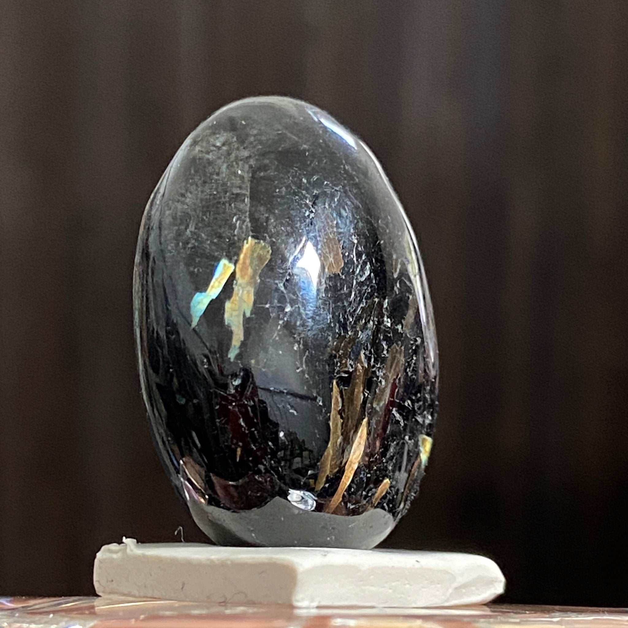 AAA Nuummite Tumbled Stone - Greenland