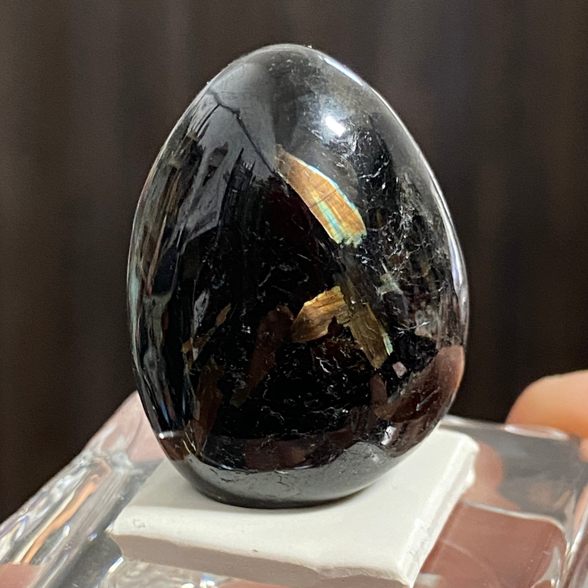 AAA Nuummite Tumbled Stone - Greenland