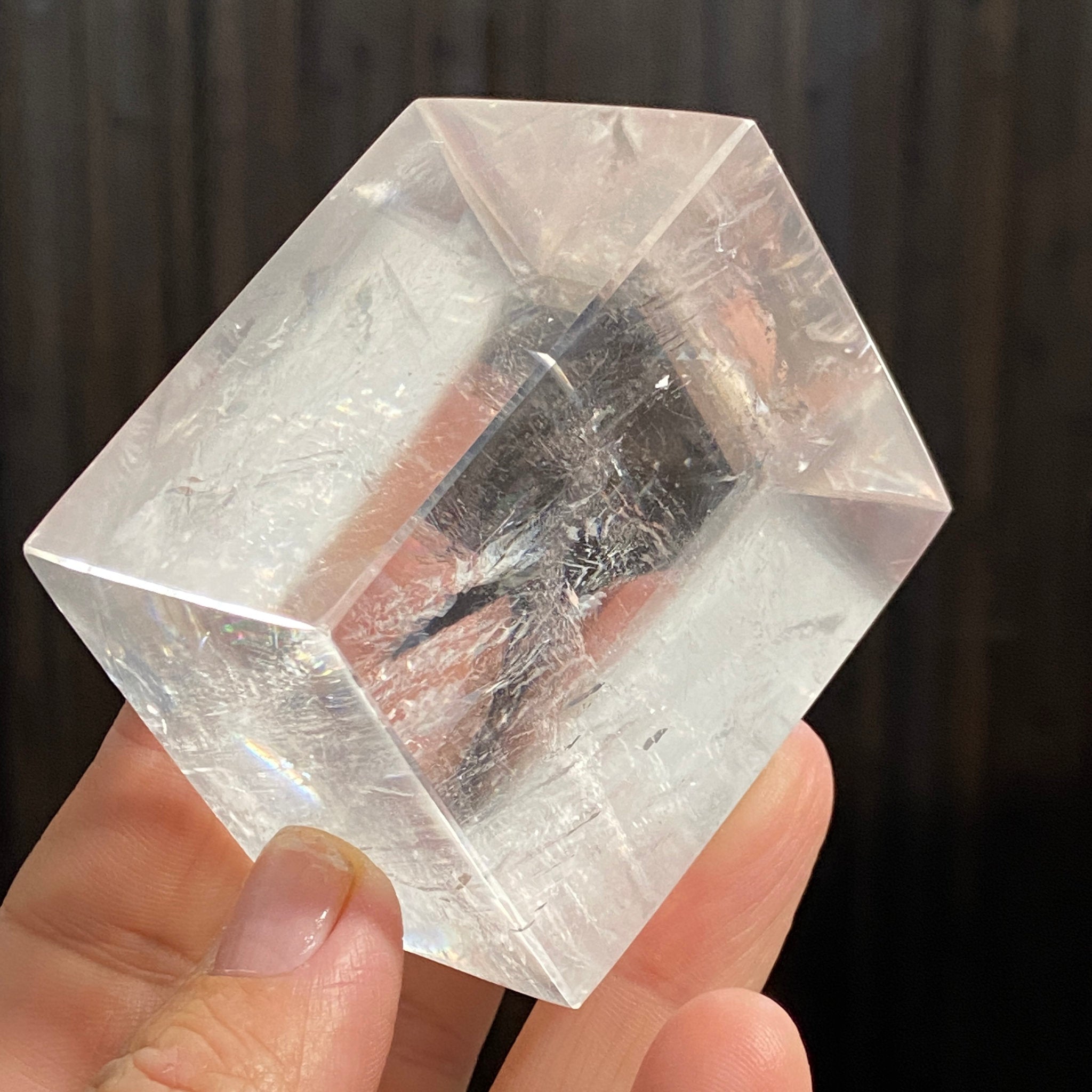 The Viking Stone - Clear Optical Calcite – Mexico