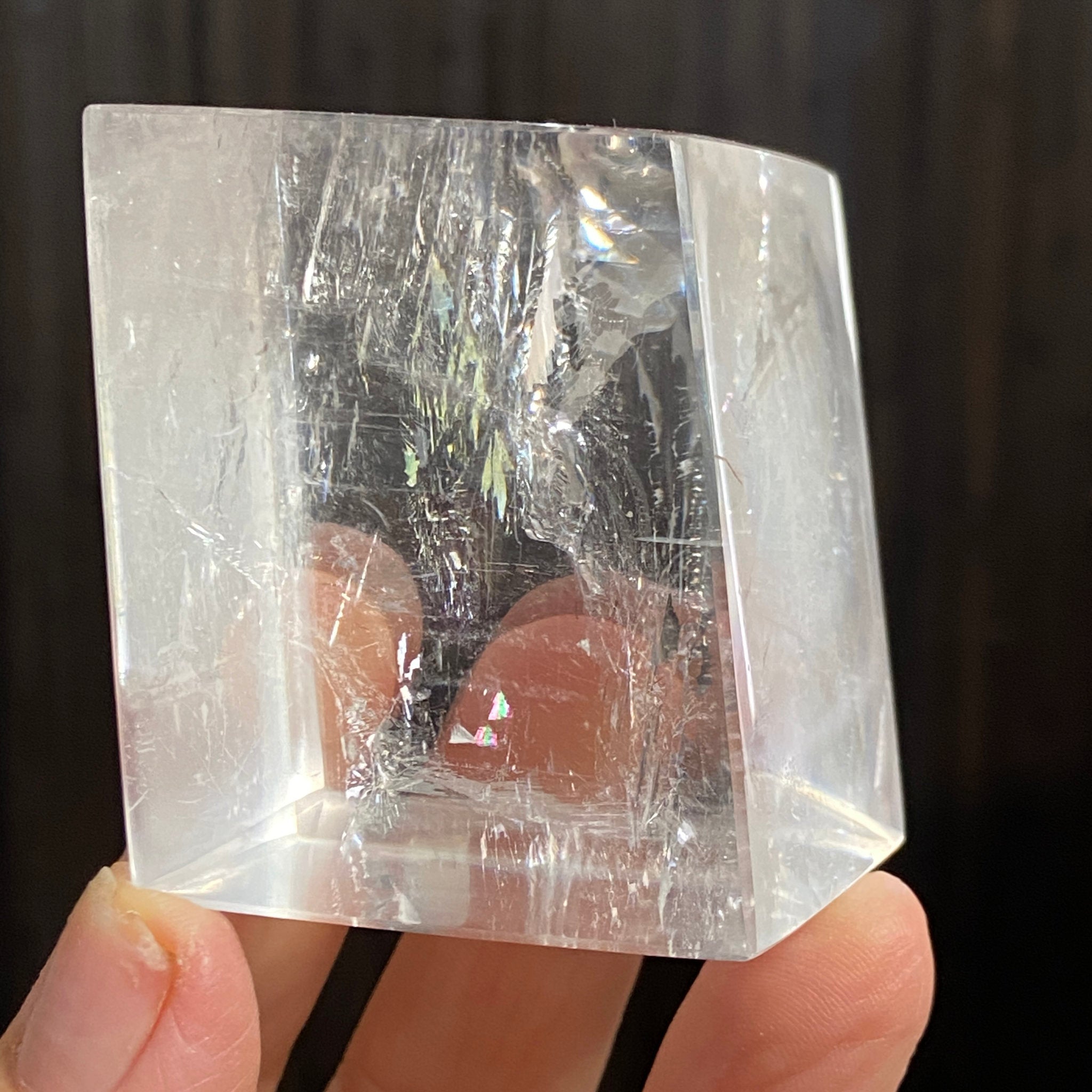 The Viking Stone - Clear Optical Calcite – Mexico