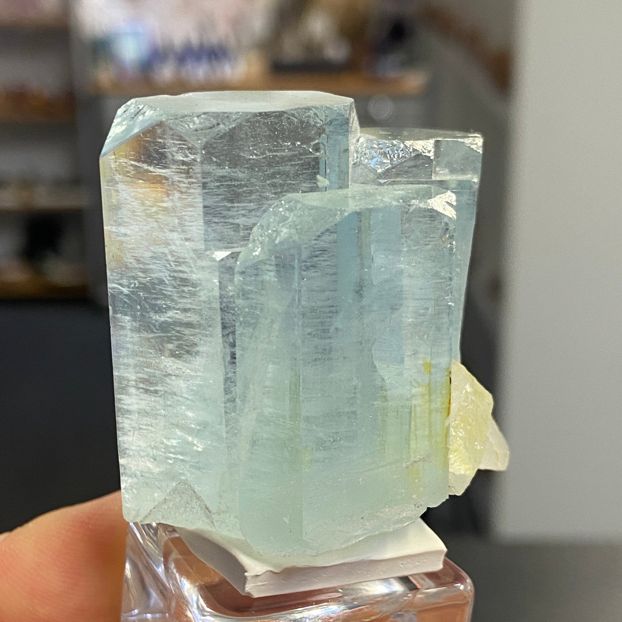 Natural Aquamarine Crystal Cluster – Afghanistan