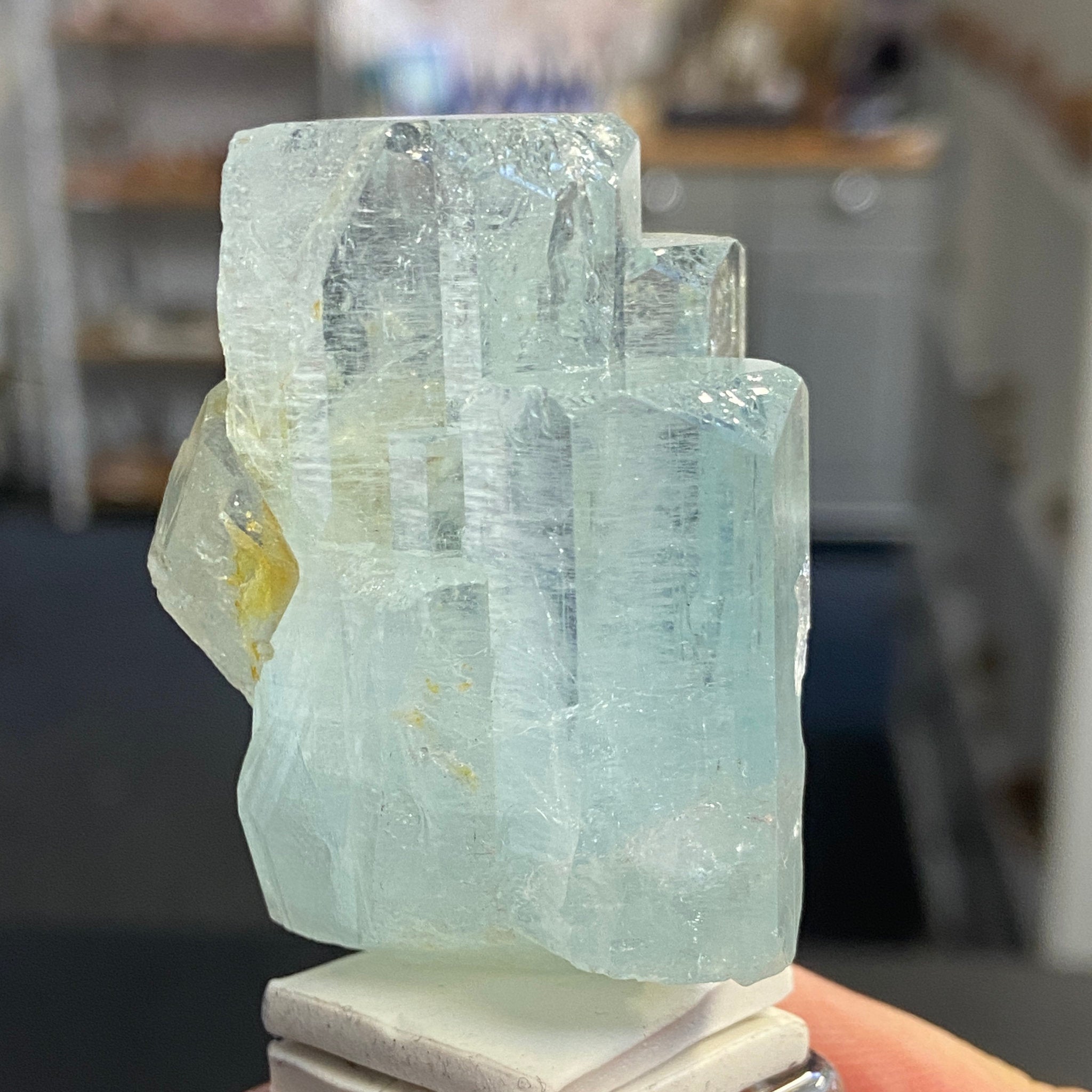 Natural Aquamarine Crystal Cluster – Afghanistan