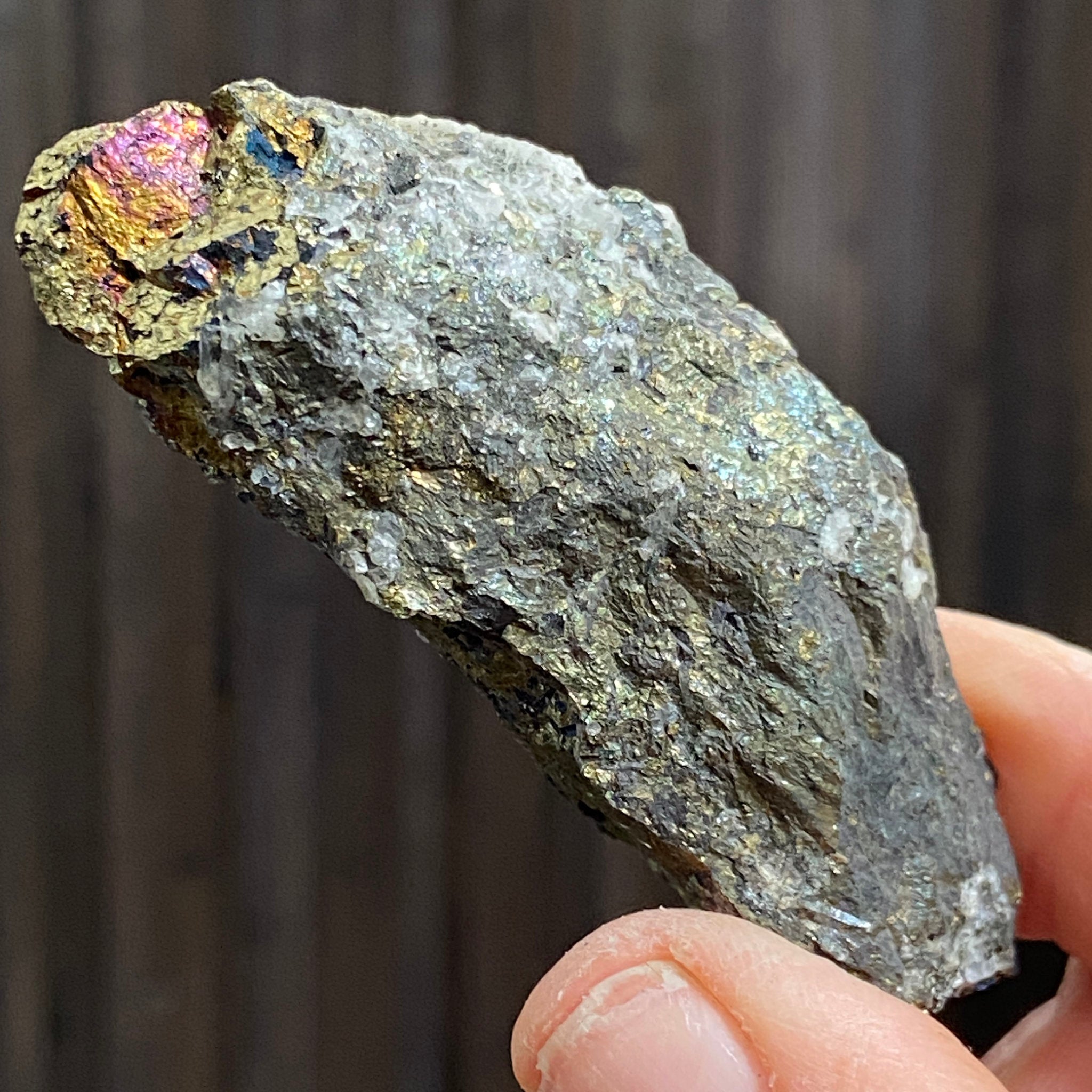 Chalcopyrite with Quartz – Morocco