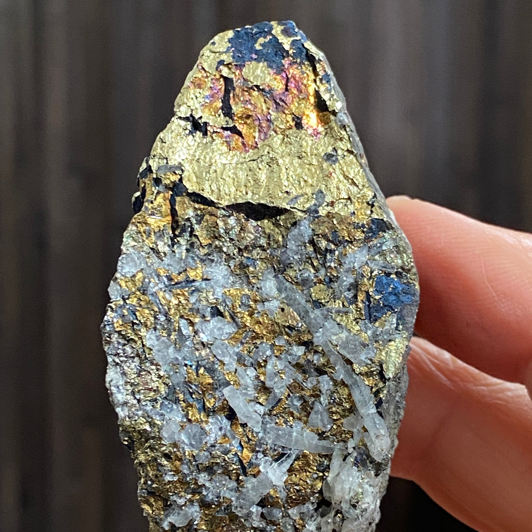Chalcopyrite with Quartz – Morocco