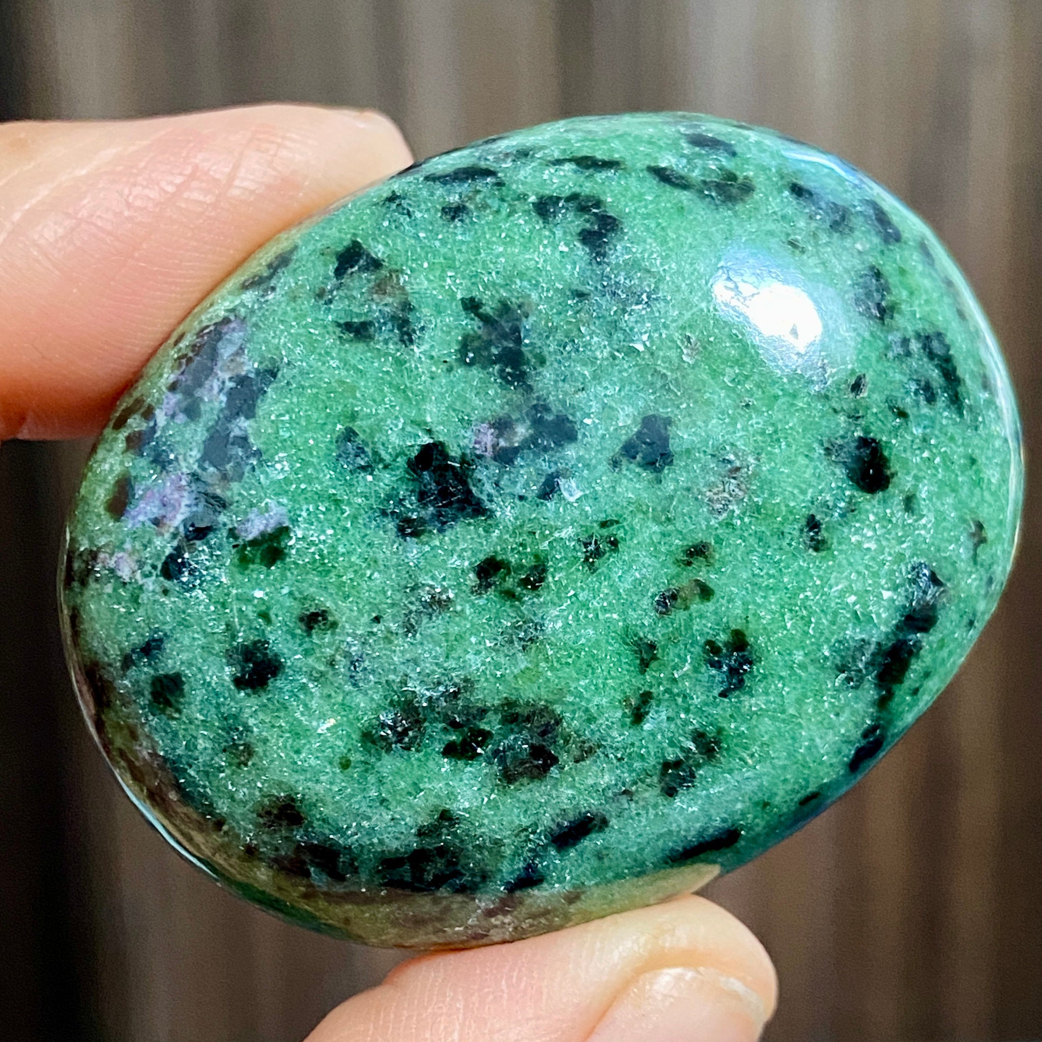 Ruby Zoisite Palmstone