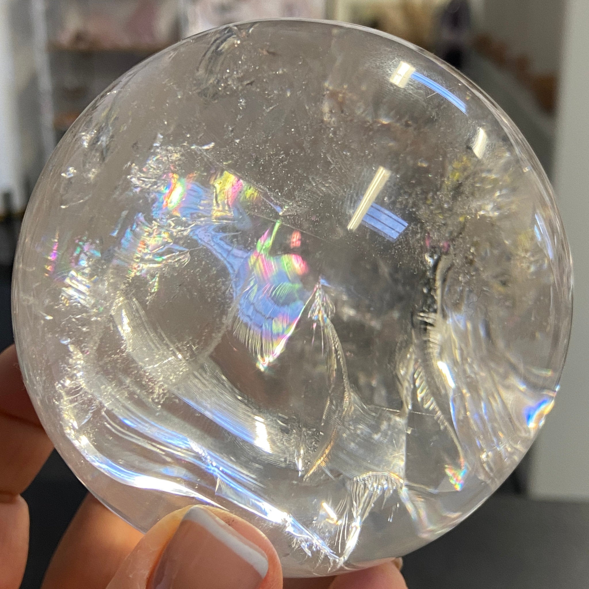 Lemurian Quartz Sphere – Brazil