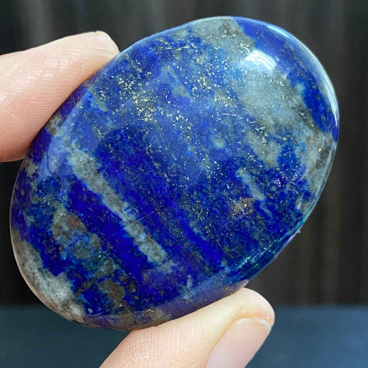 Lapis Lazuli Palmstone – Mine 4 - Afghanistan