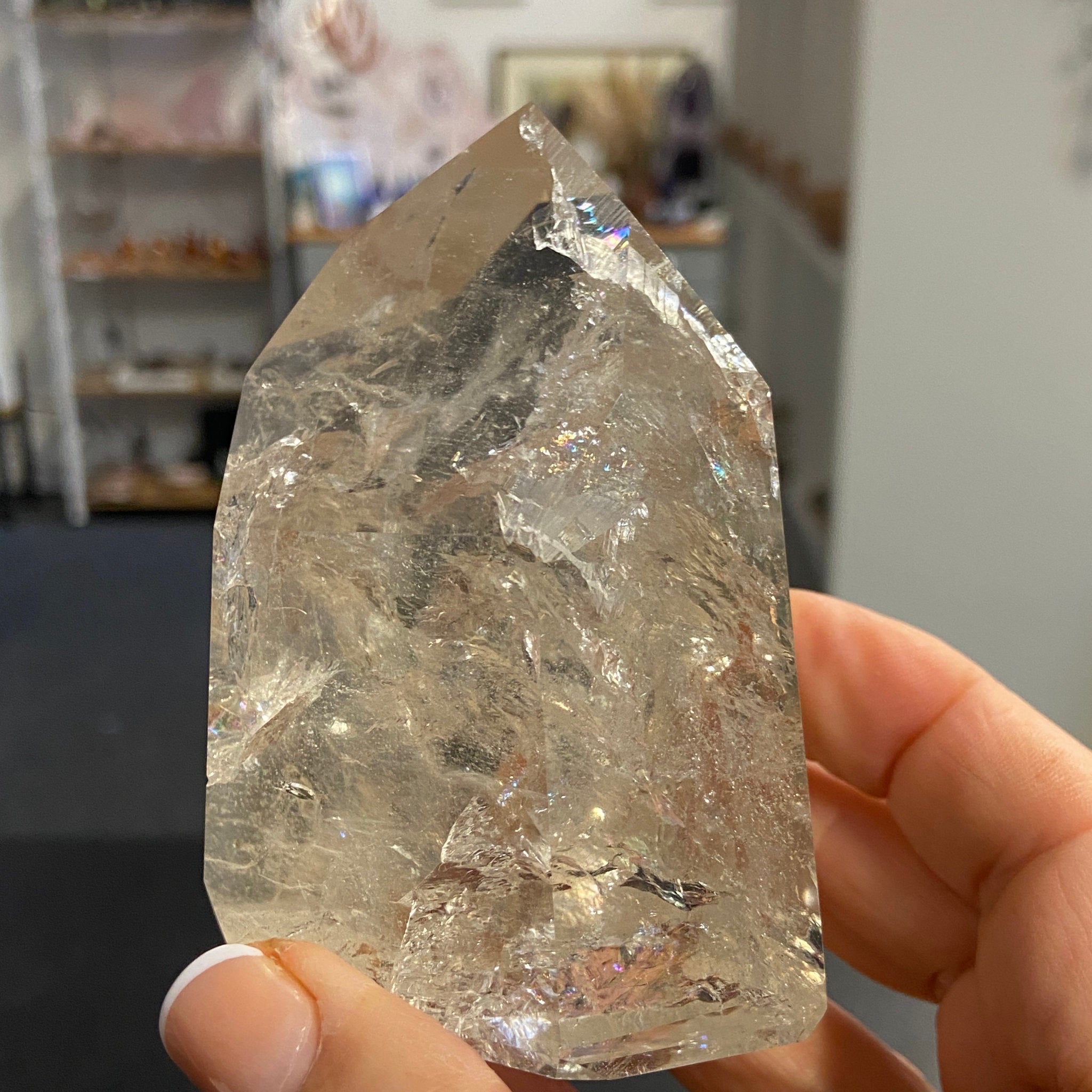 Natural Citrine Channeler Crystal Tower – Brazil