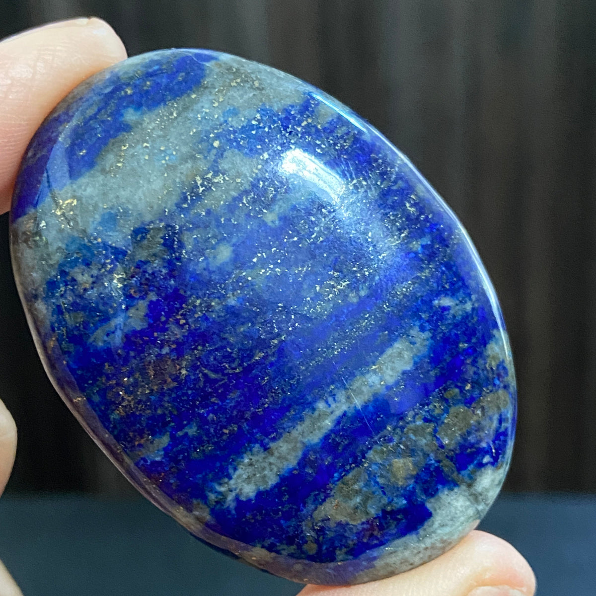 Lapis Lazuli Palmstone – Mine 4 - Afghanistan