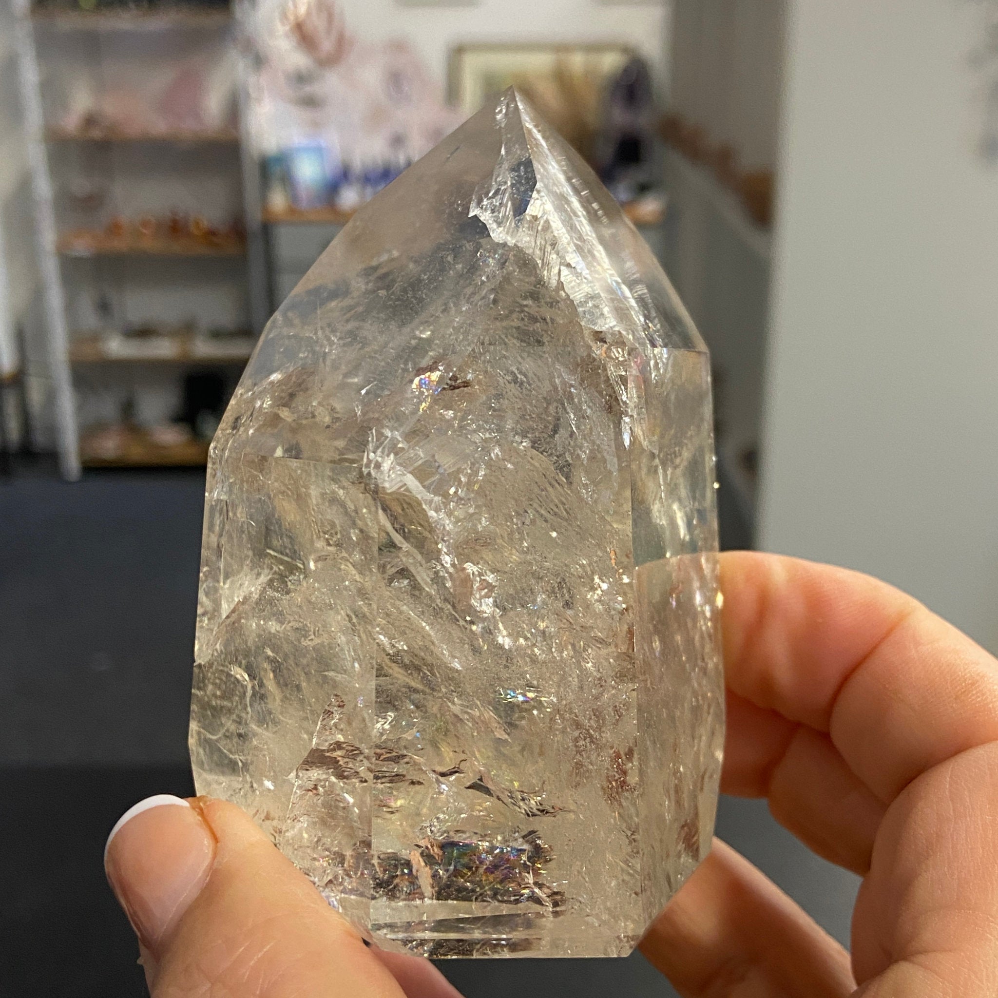 Natural Citrine Channeler Crystal Tower – Brazil