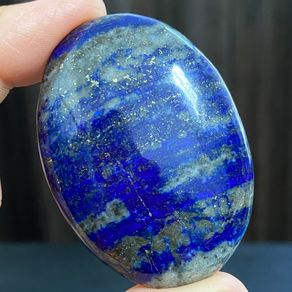Lapis Lazuli Palmstone – Mine 4 - Afghanistan