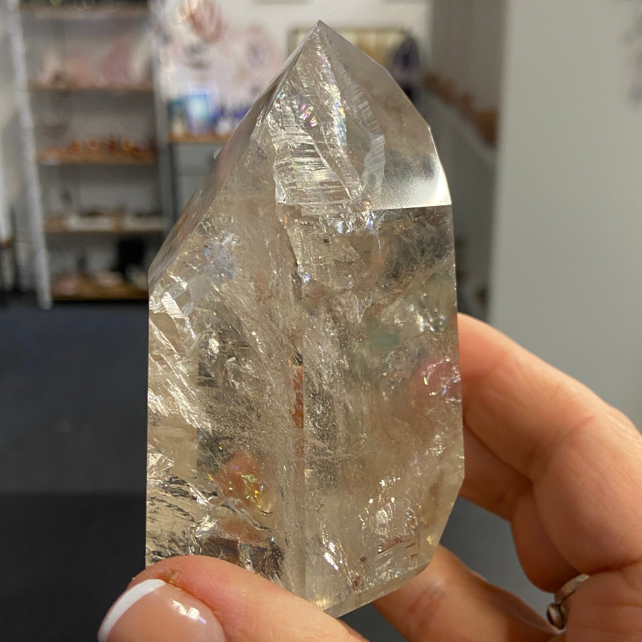 Natural Citrine Channeler Crystal Tower – Brazil