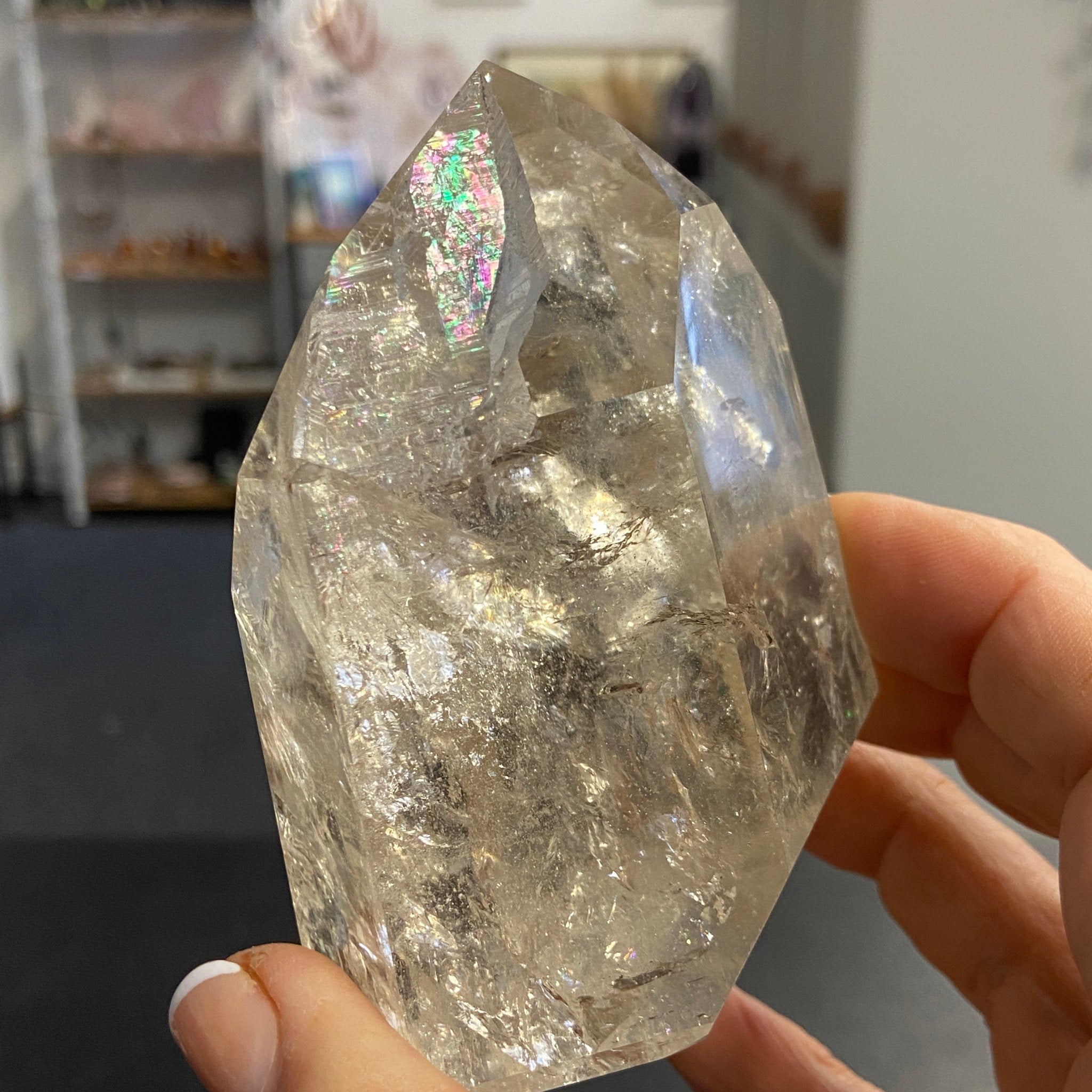 Natural Citrine Channeler Crystal Tower – Brazil