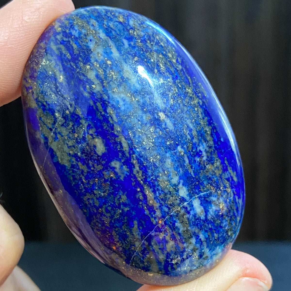 Lapis Lazuli Palmstone – Mine 4 - Afghanistan
