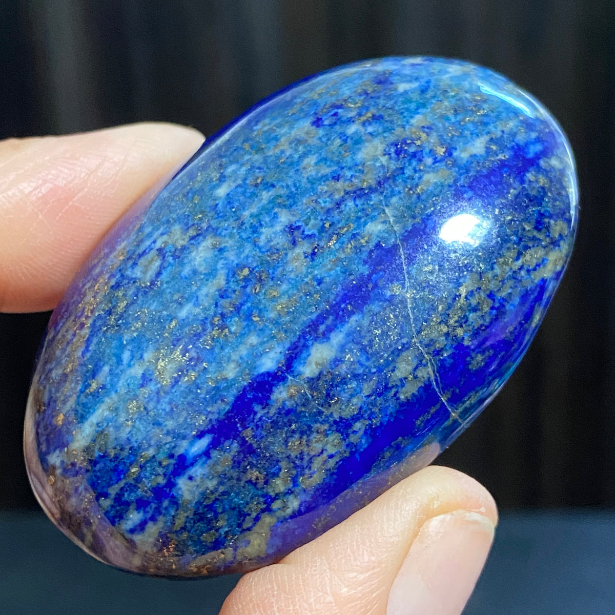 Lapis Lazuli Palmstone – Mine 4 - Afghanistan