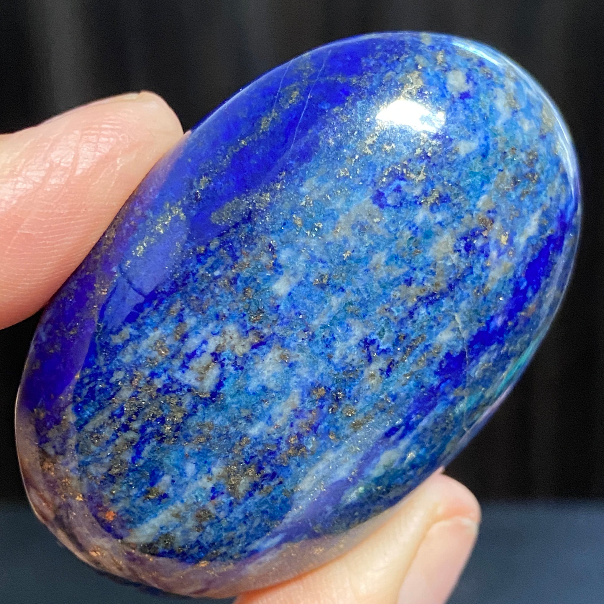 Lapis Lazuli Palmstone – Mine 4 - Afghanistan