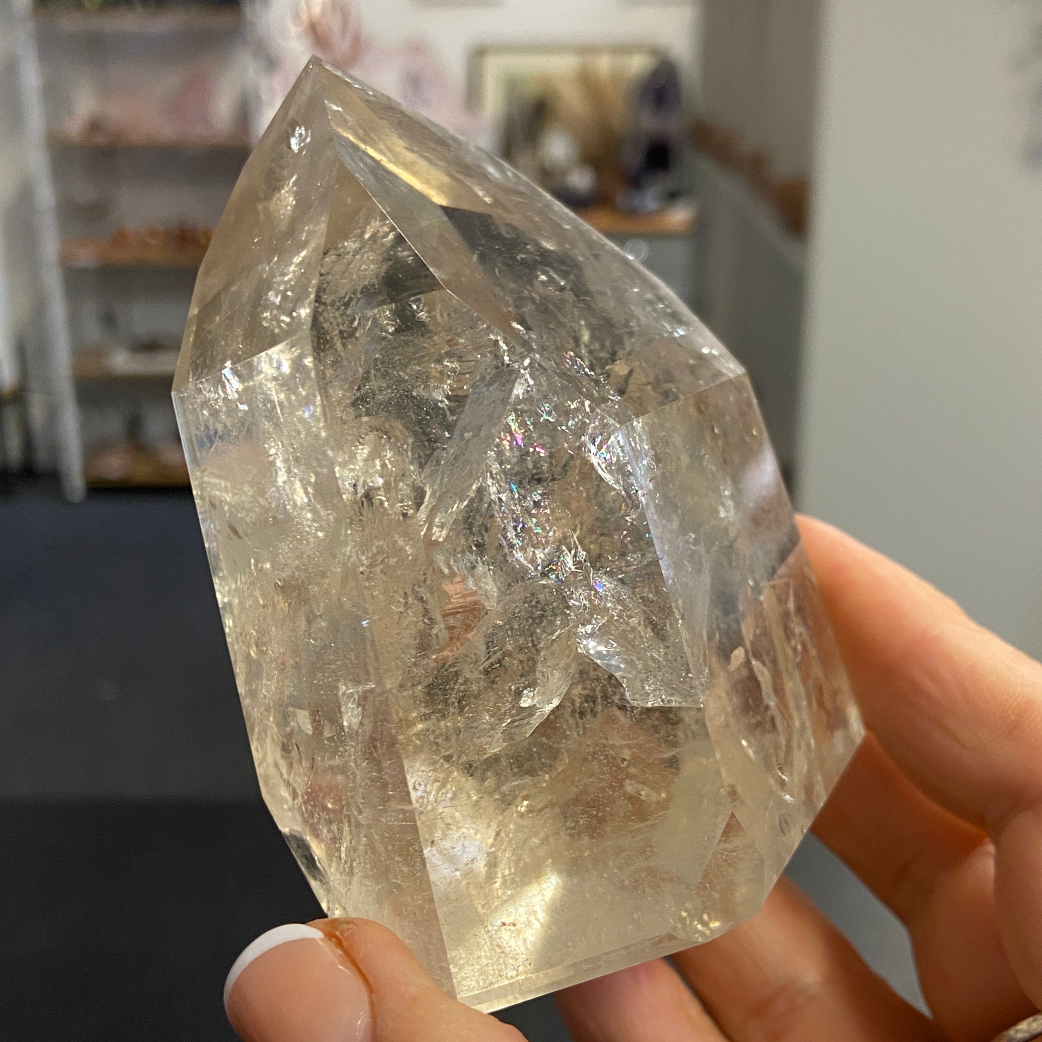 Natural Citrine Channeler Crystal Tower – Brazil