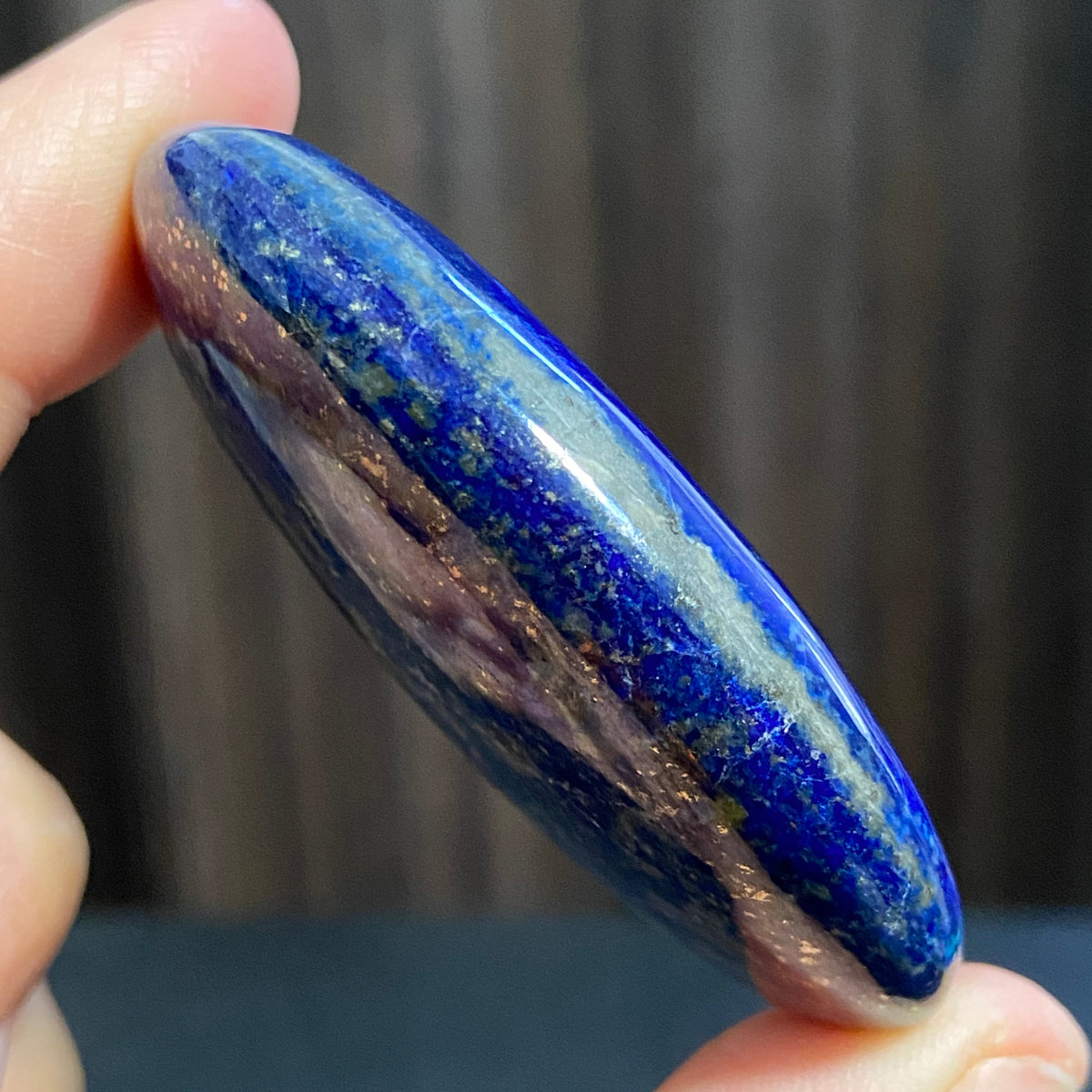 Lapis Lazuli Palmstone – Mine 4 - Afghanistan