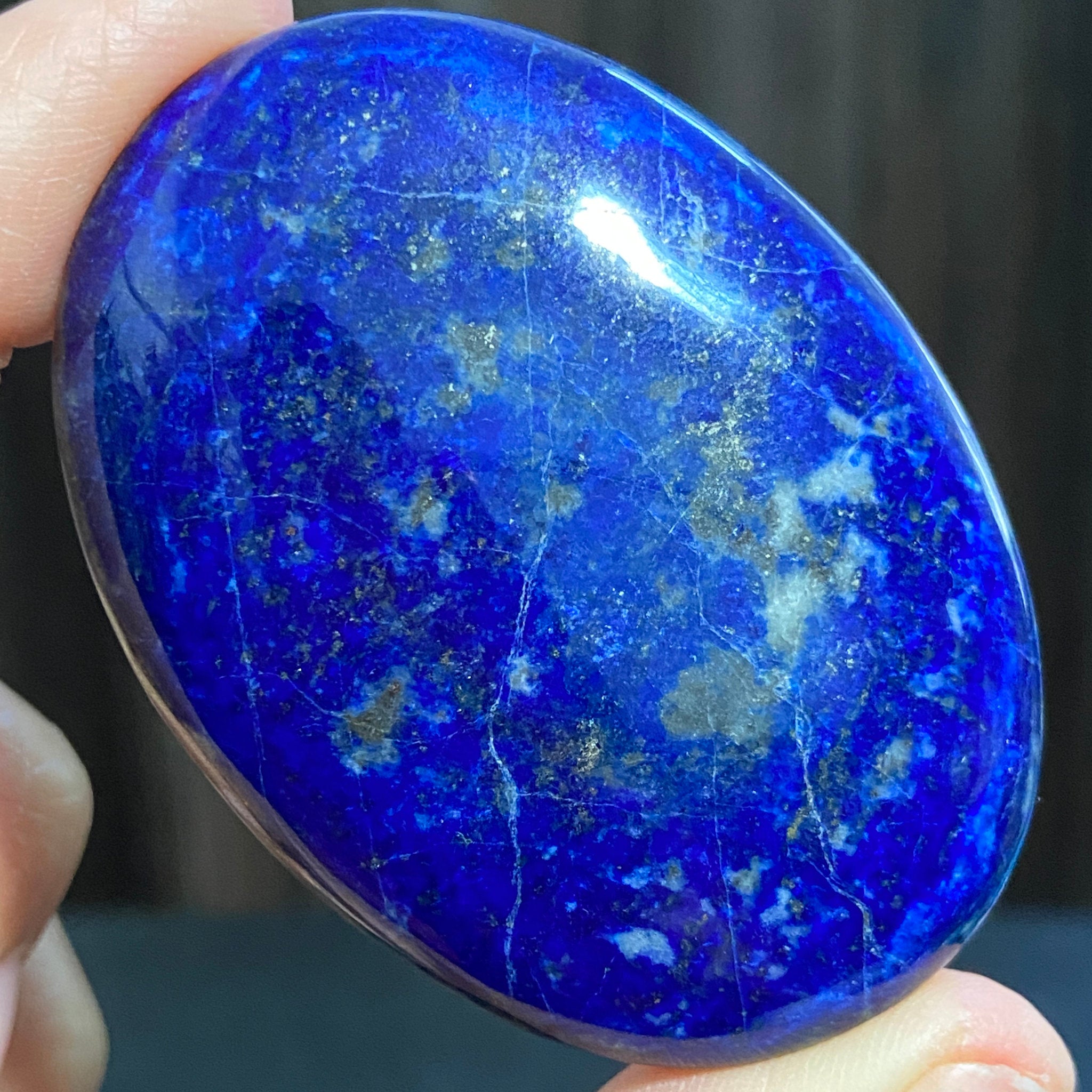 Lapis Lazuli Palmstone – Mine 4 - Afghanistan