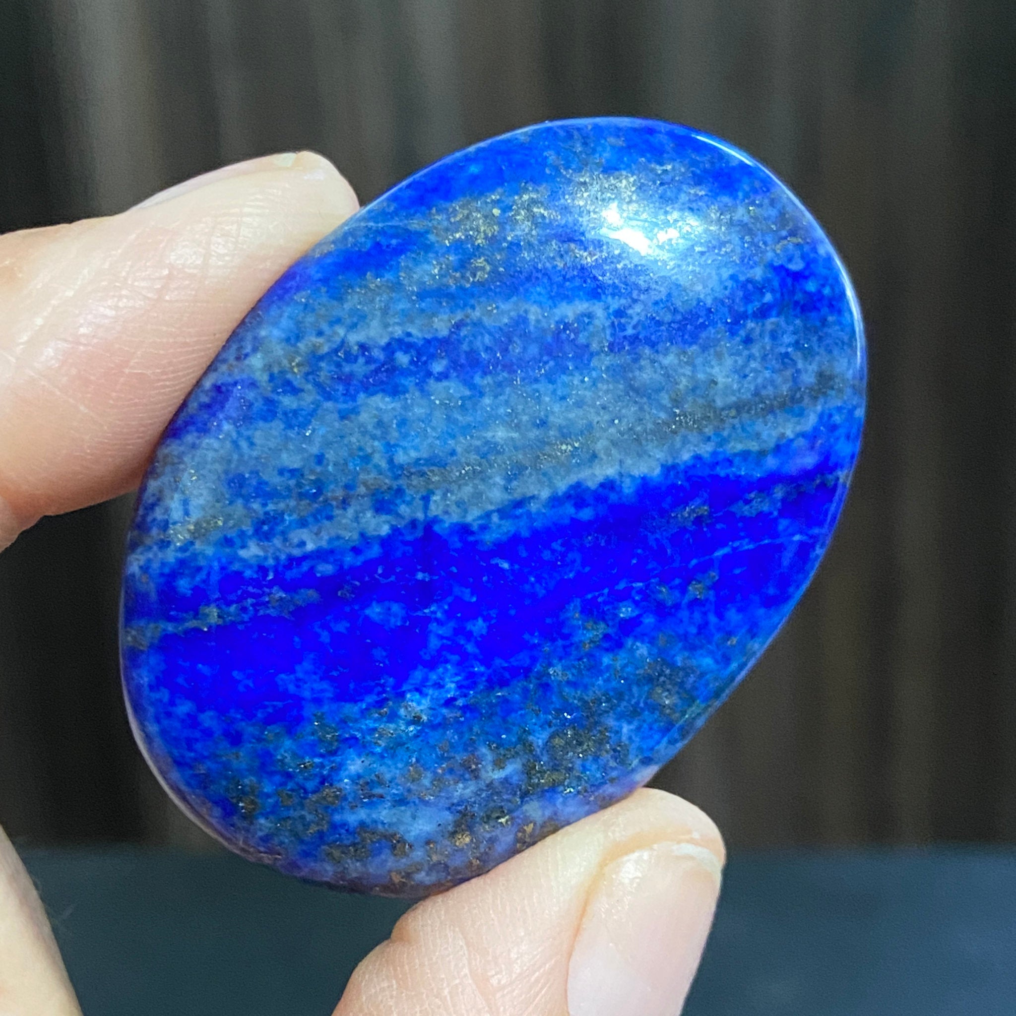 Lapis Lazuli Palmstone – Mine 4 - Afghanistan