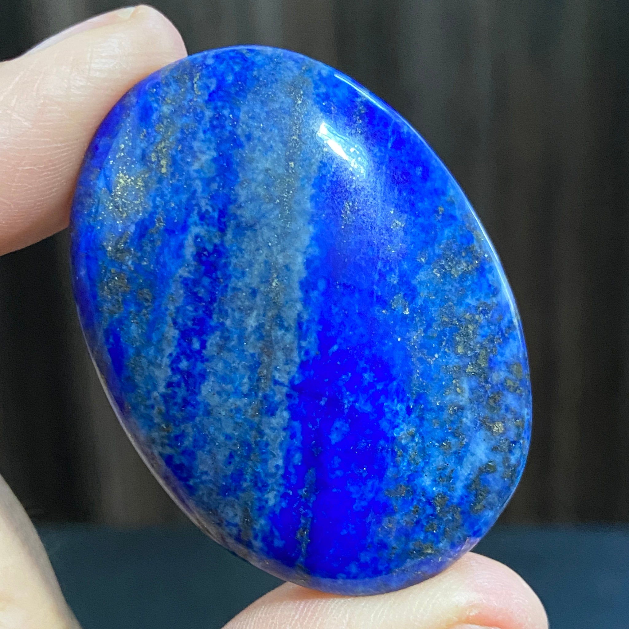 Lapis Lazuli Palmstone – Mine 4 - Afghanistan