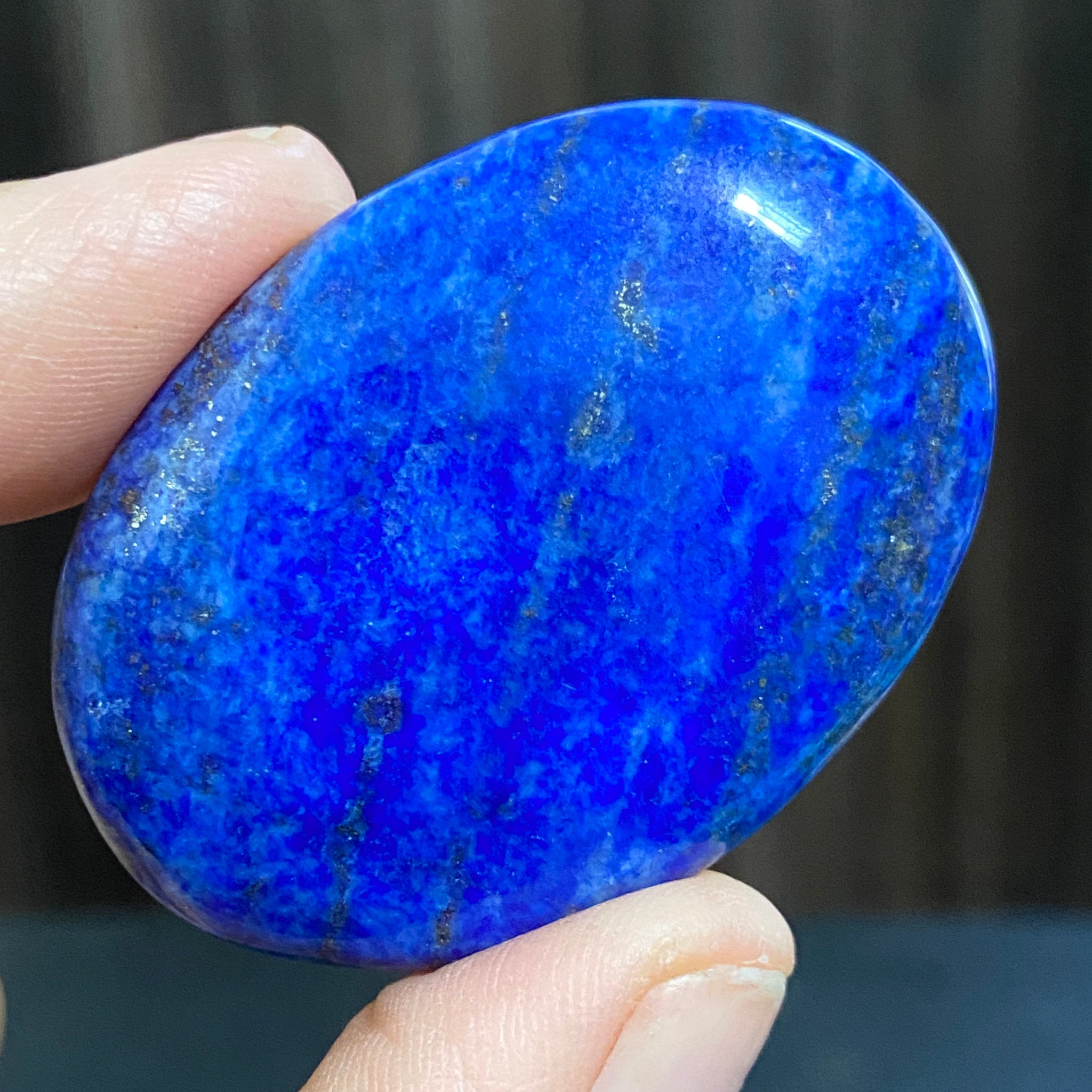 Lapis Lazuli Palmstone – Mine 4 - Afghanistan