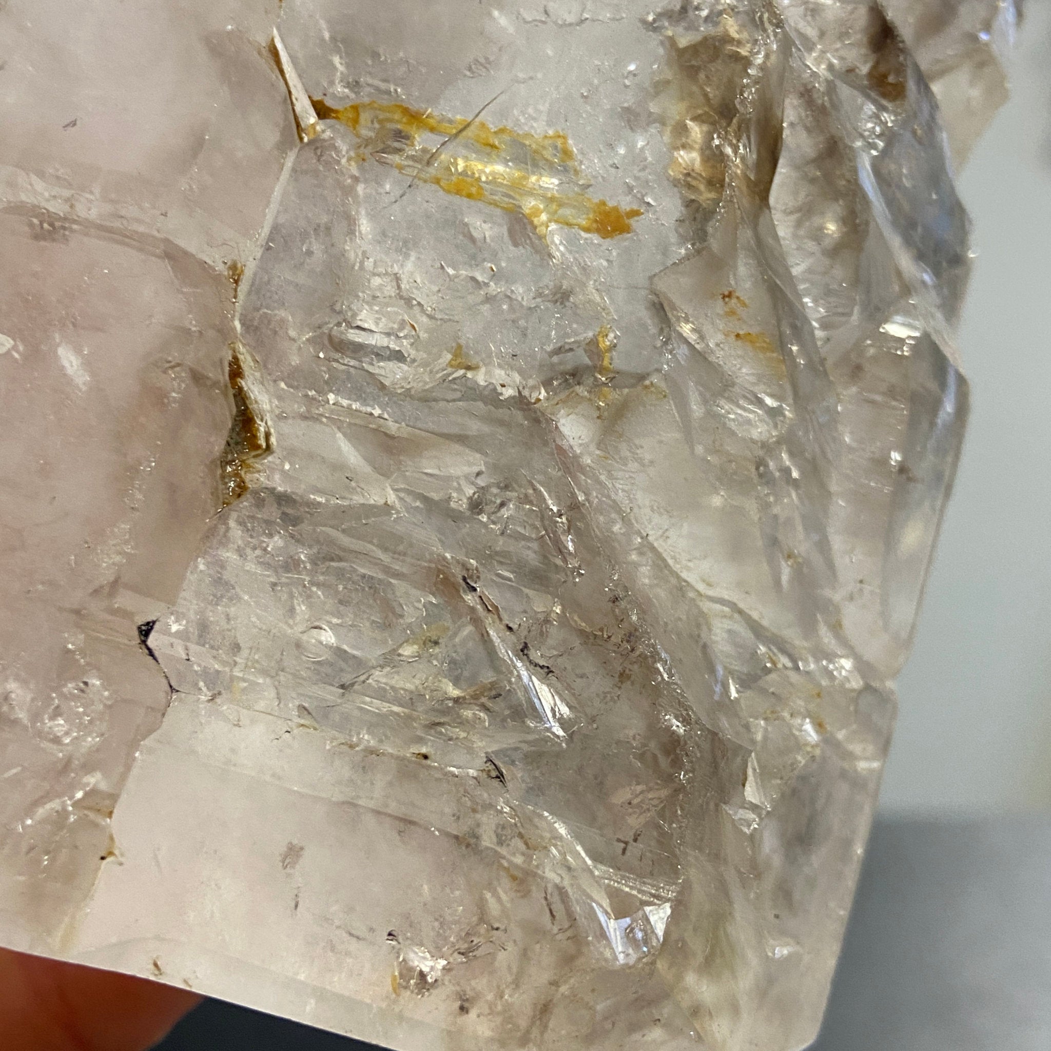Smoky Quartz Elestial with Enhydros – Brazil