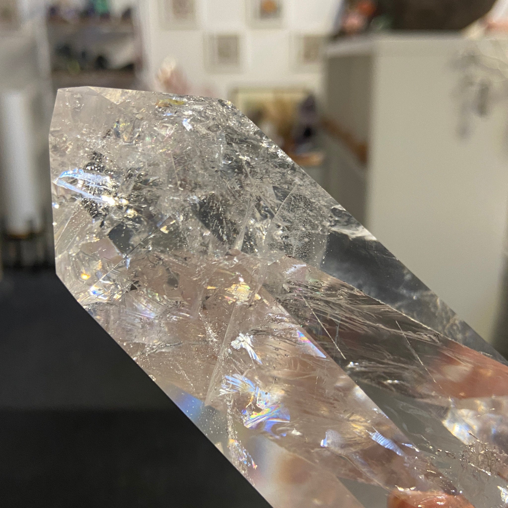 Clear Quartz Generator Tower – Brazil