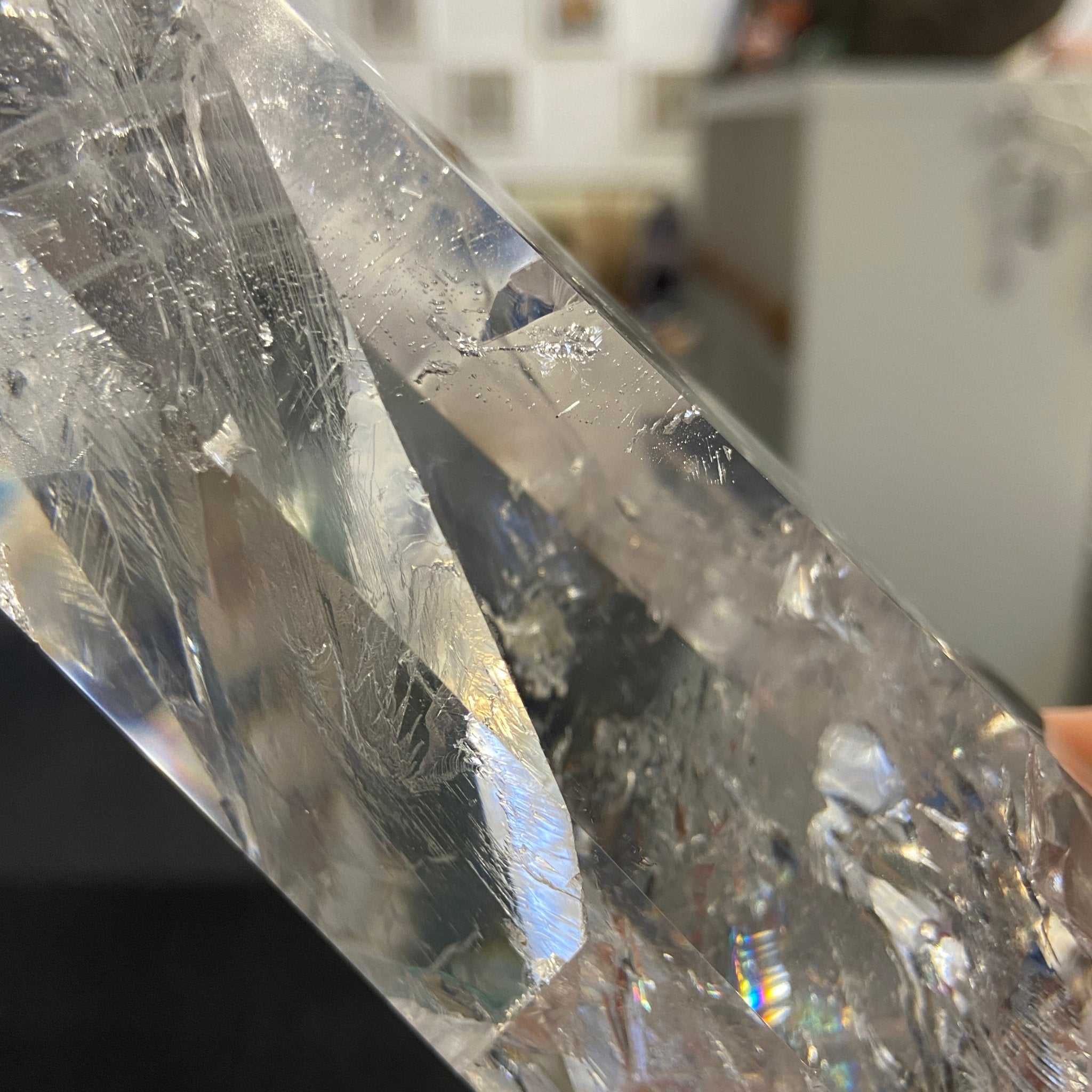 Clear Quartz Generator Tower – Brazil