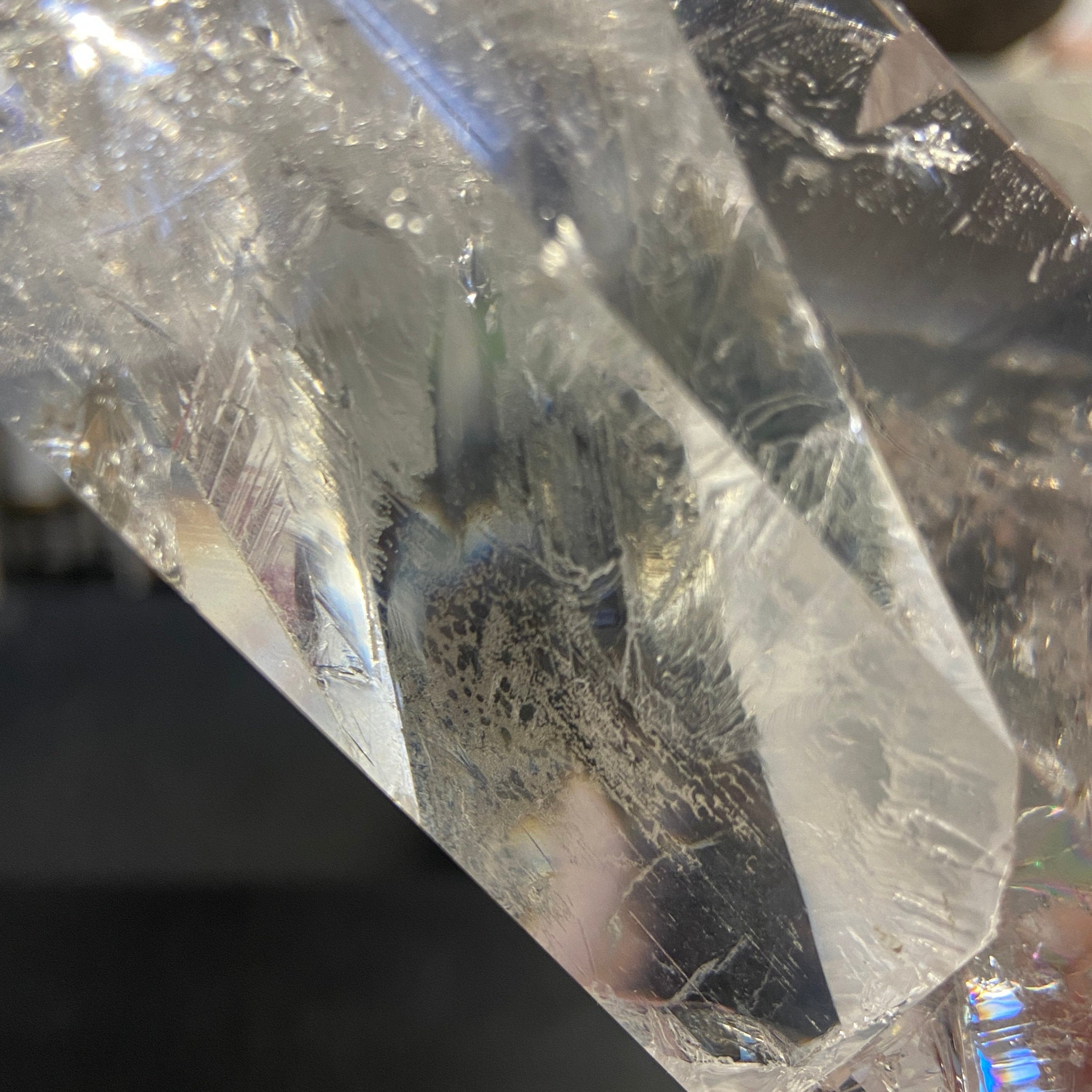 Clear Quartz Generator Tower – Brazil