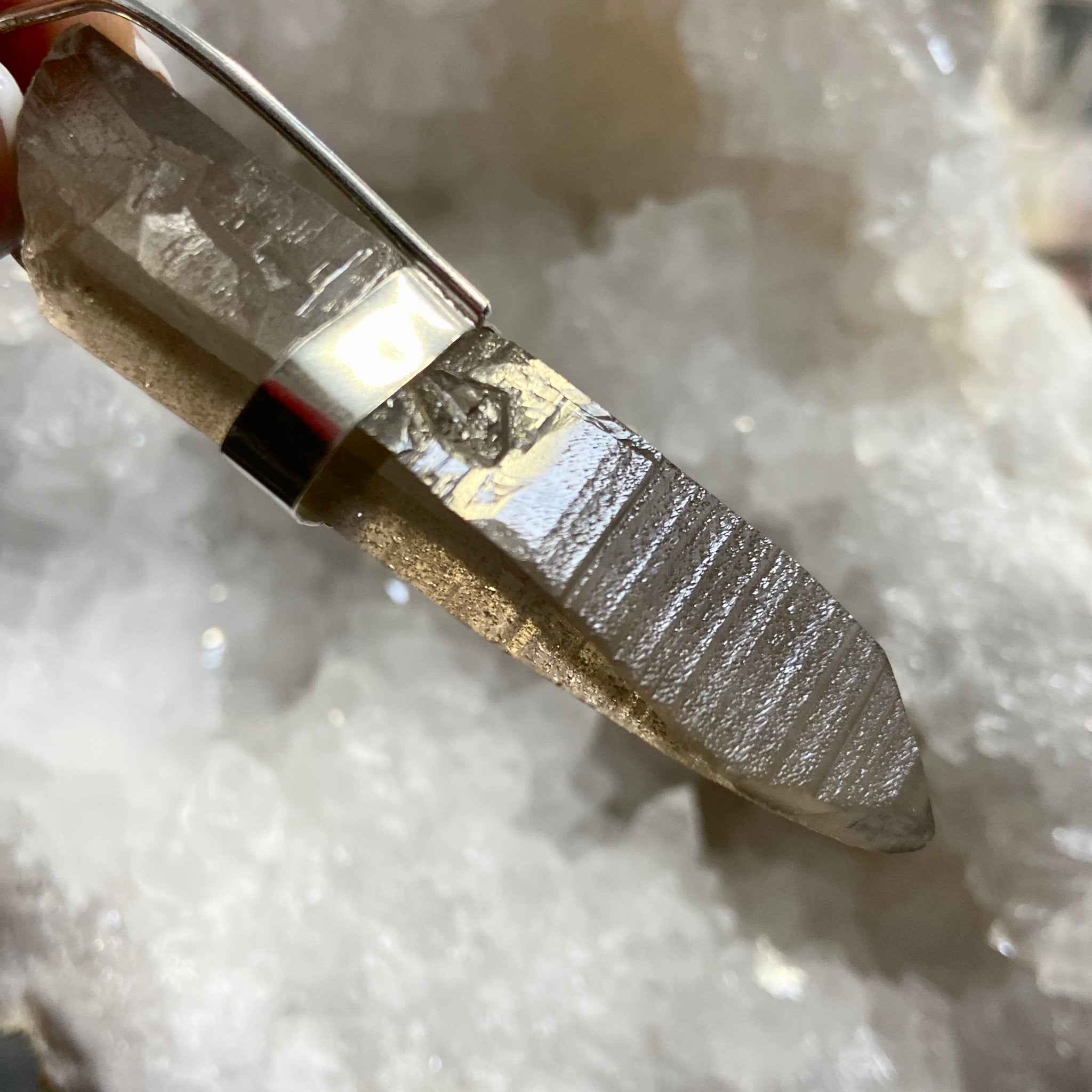 Smoky Lemurian Seed Pendant – Brazil - Bespoke by Song of the Sea