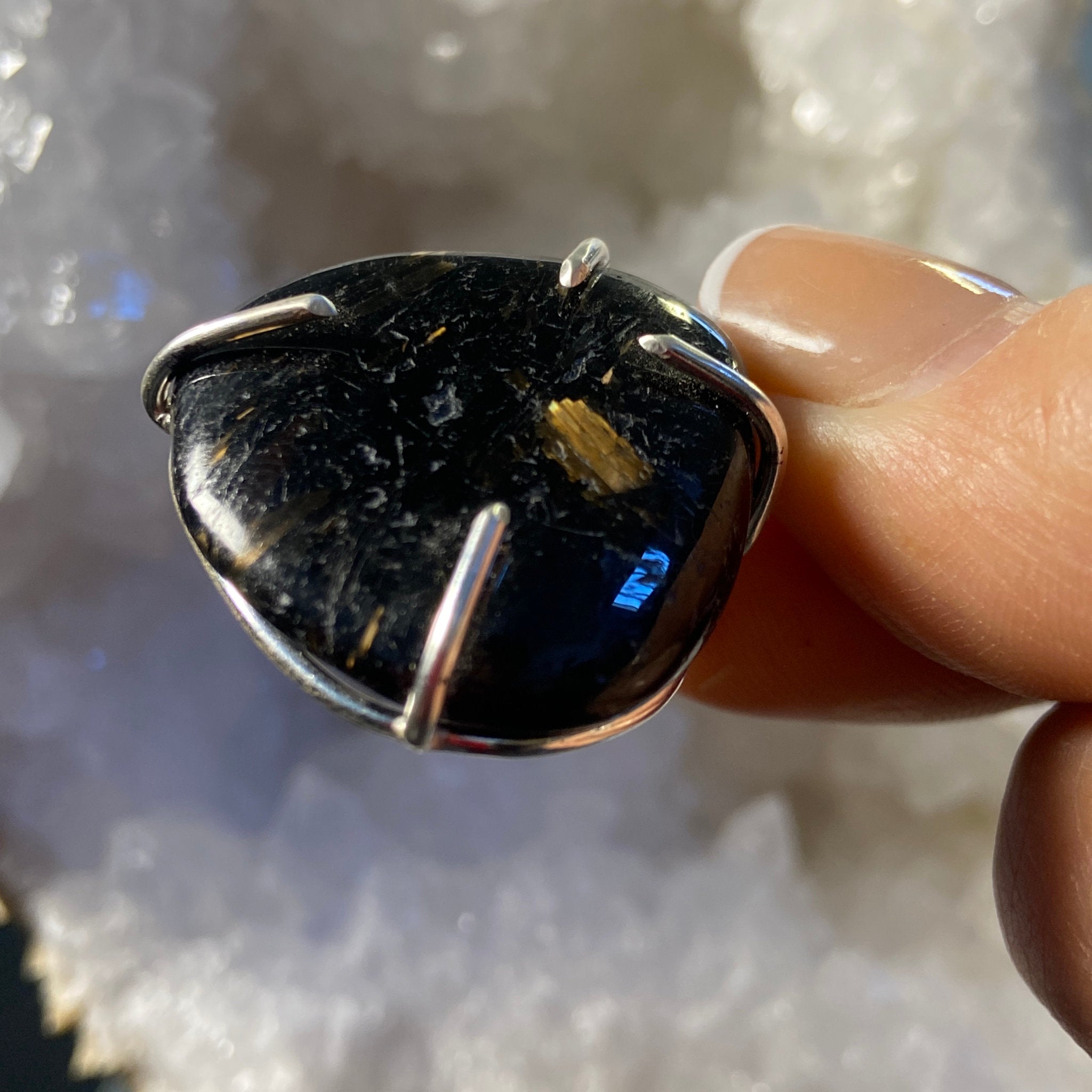 Nuummite Pendant - Bespoke by Song of the Sea