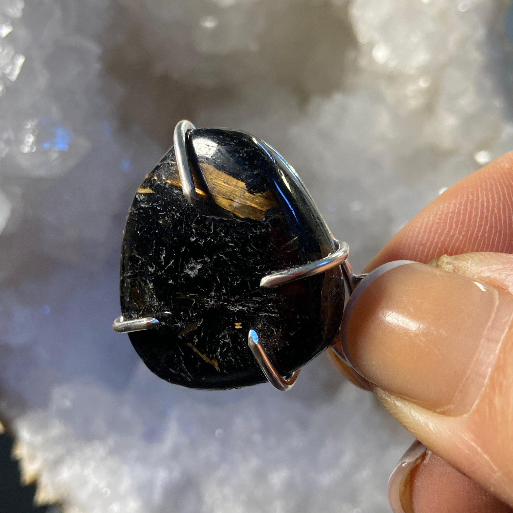 Nuummite Pendant - Bespoke by Song of the Sea