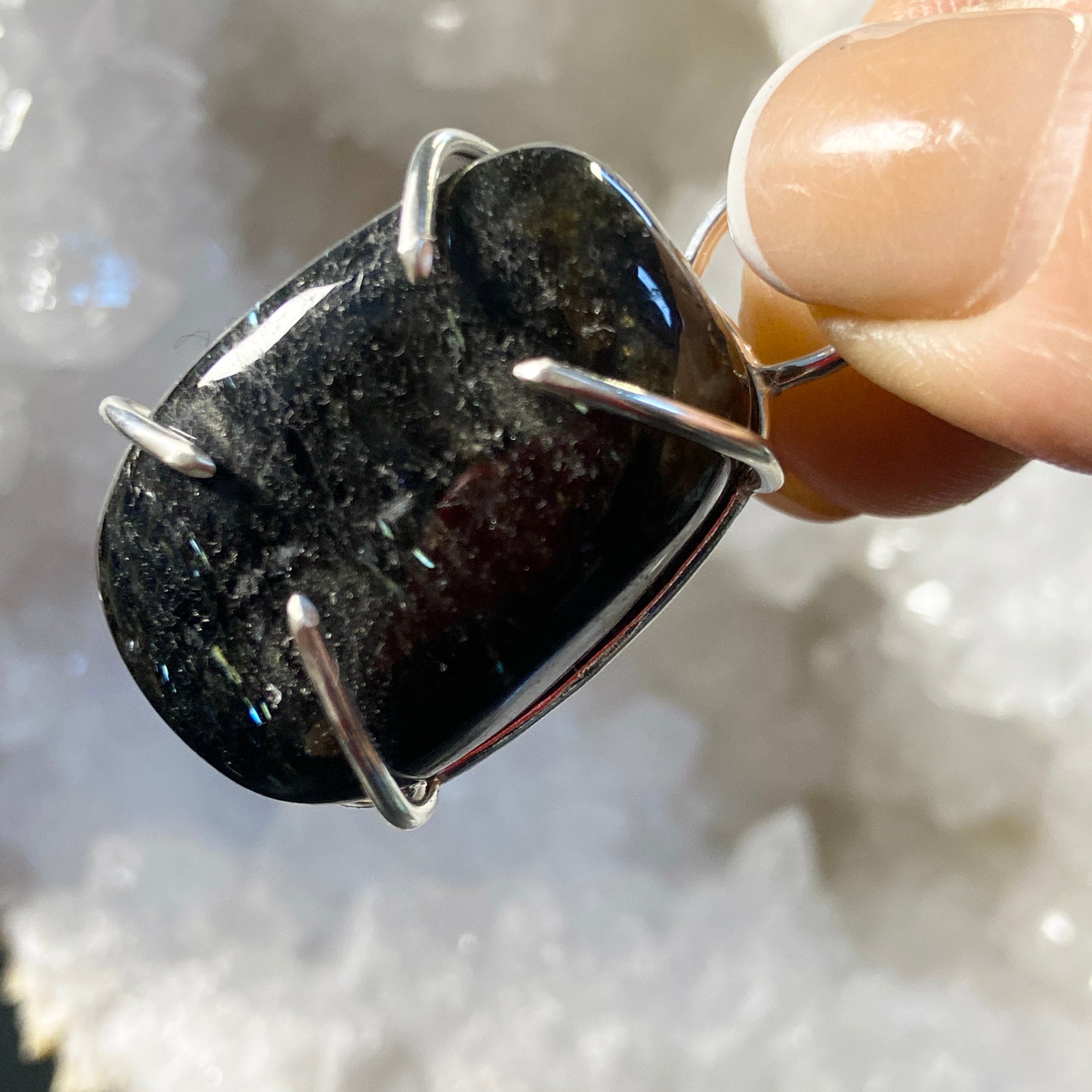 Nuummite Pendant - Bespoke by Song of the Sea