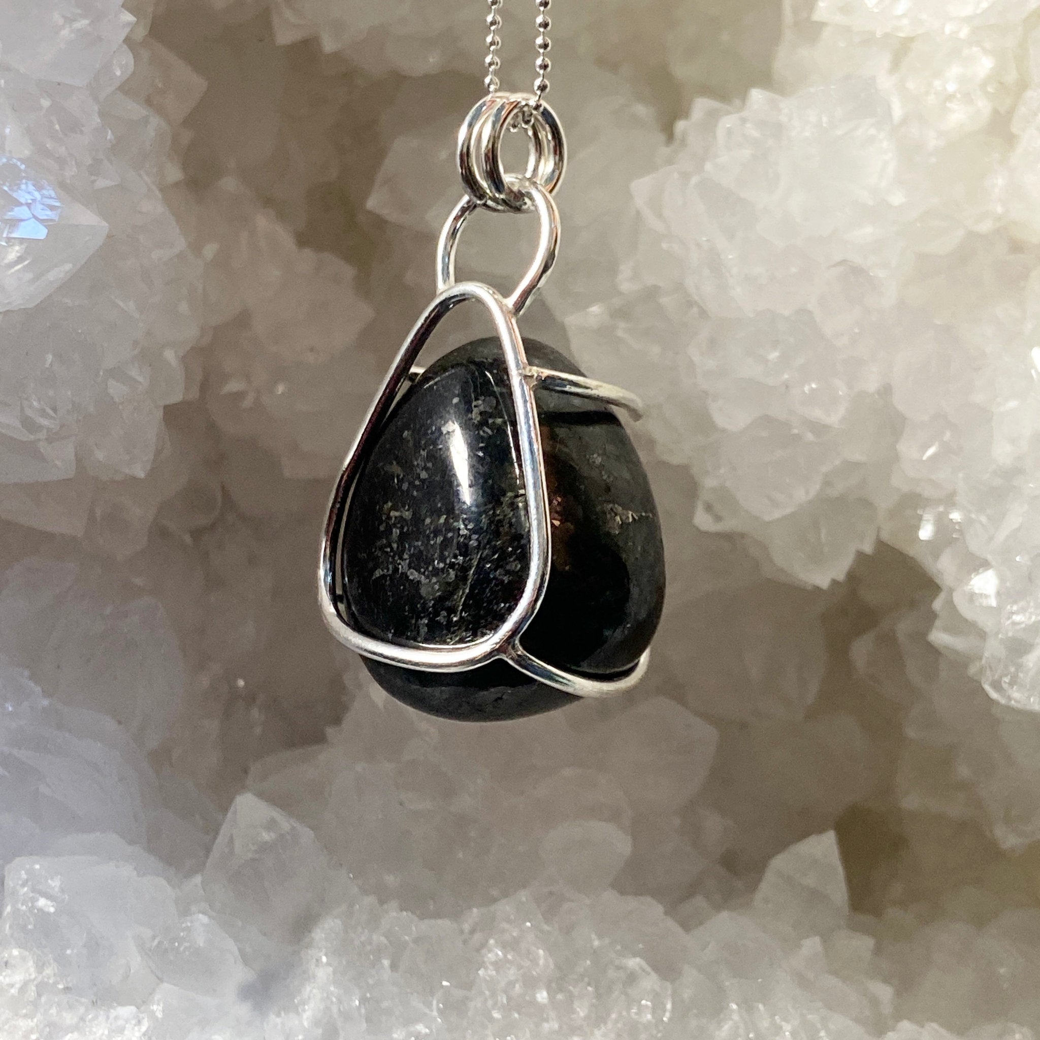 Nuummite Pendant - Bespoke by Song of the Sea