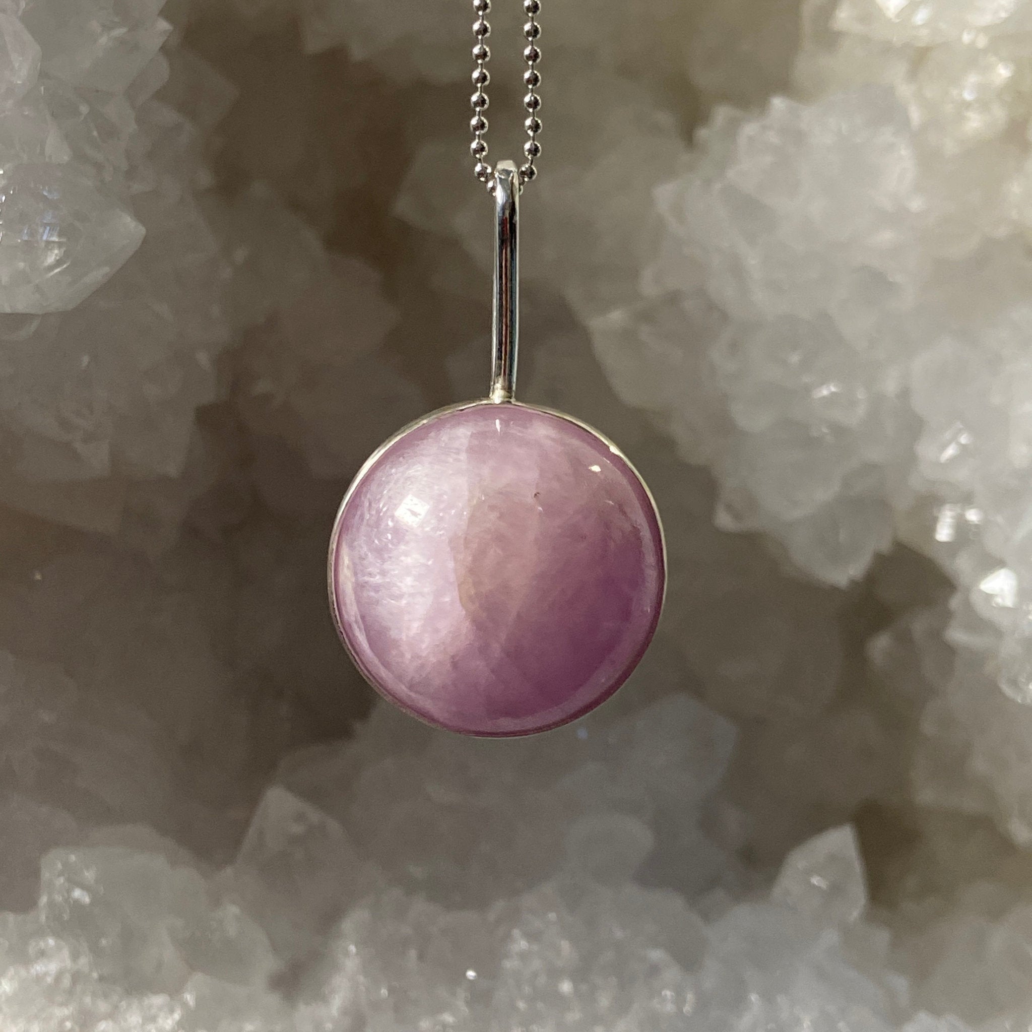 Kunzite Spinner Pendant - Bespoke by Song of the Sea