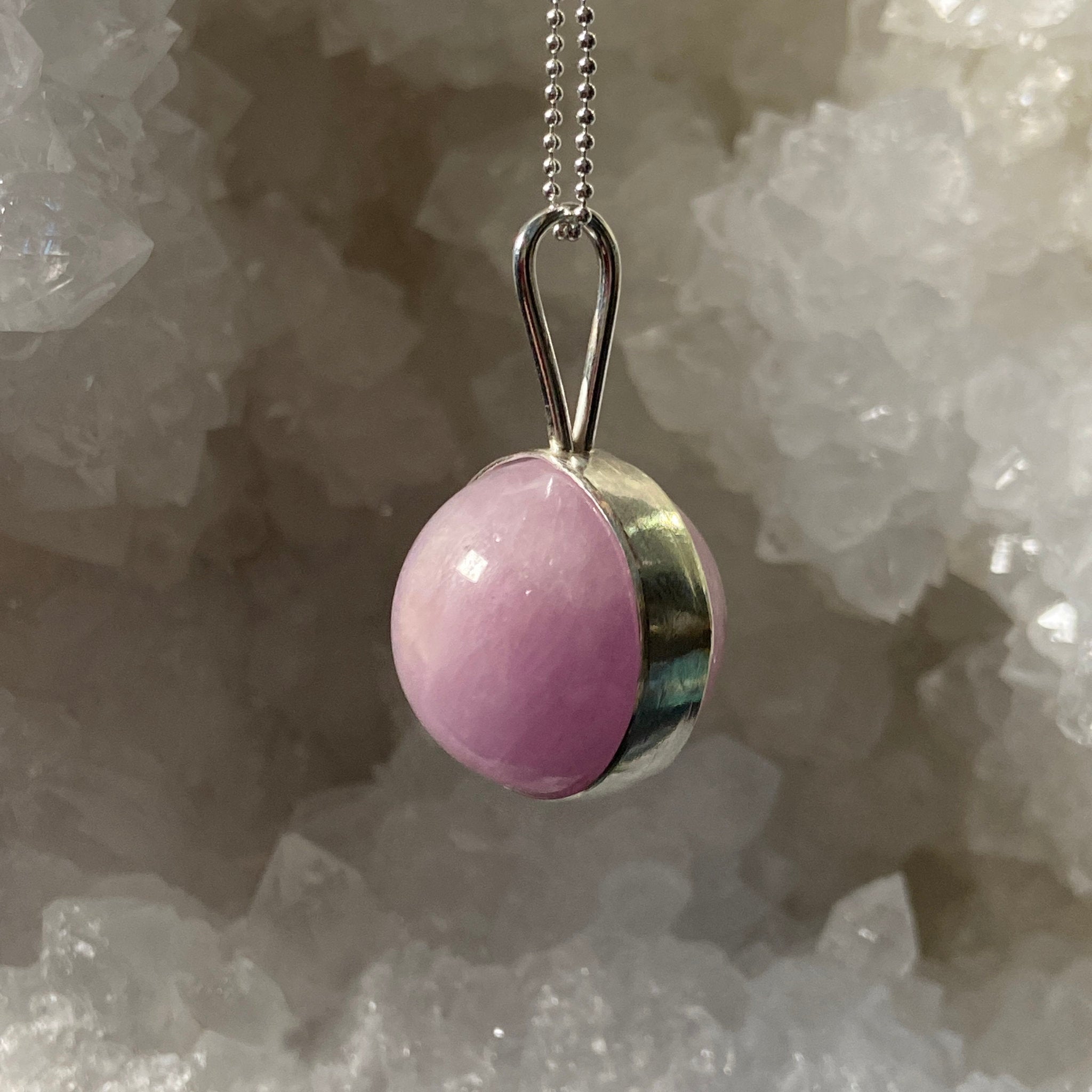 Kunzite Spinner Pendant - Bespoke by Song of the Sea