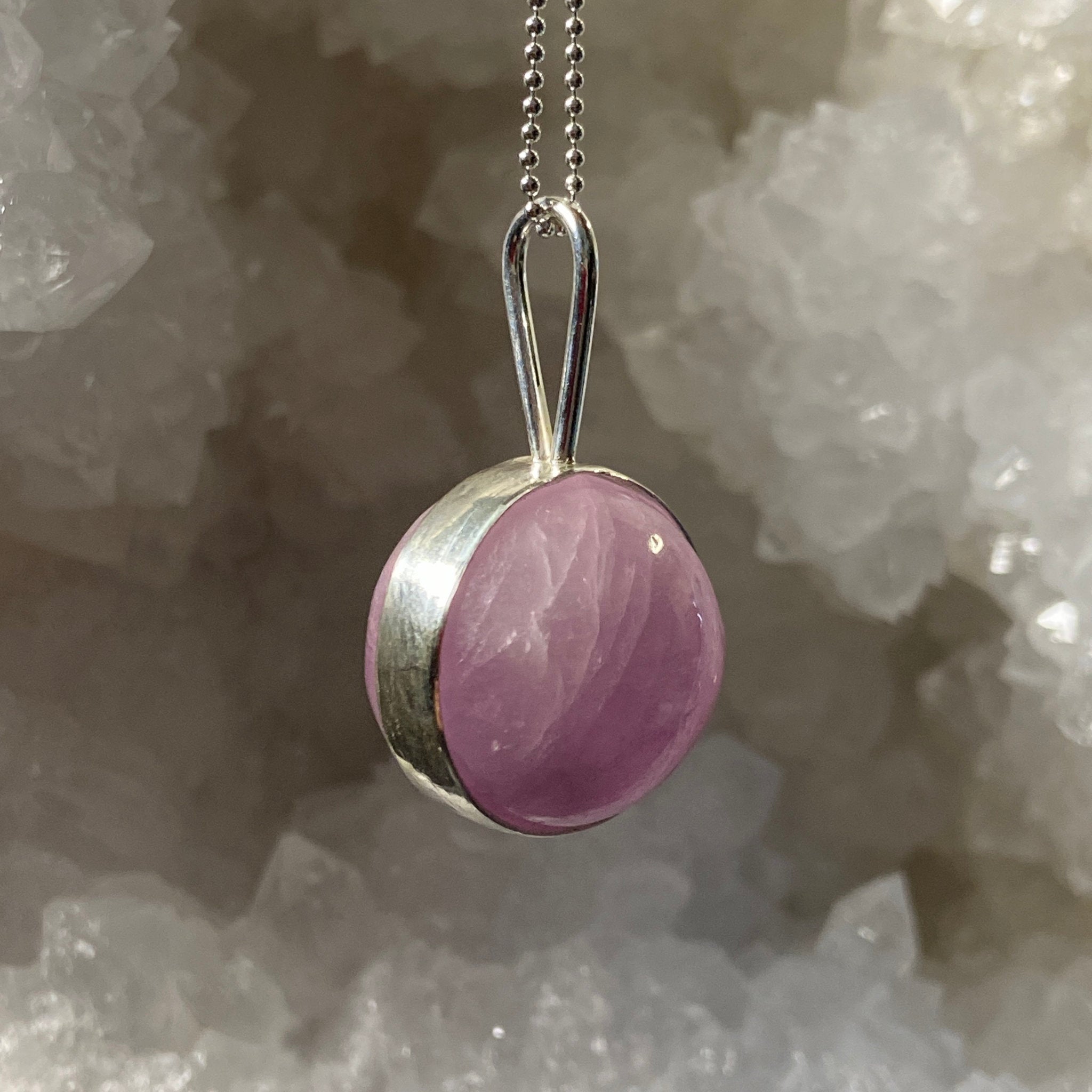 Kunzite Spinner Pendant - Bespoke by Song of the Sea