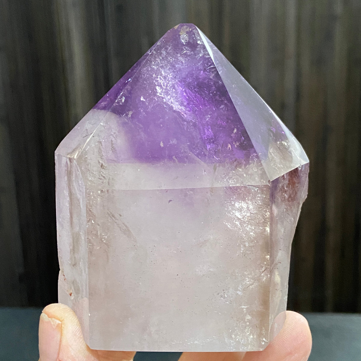 Bolivian Smoky Amethyst Phantom Point