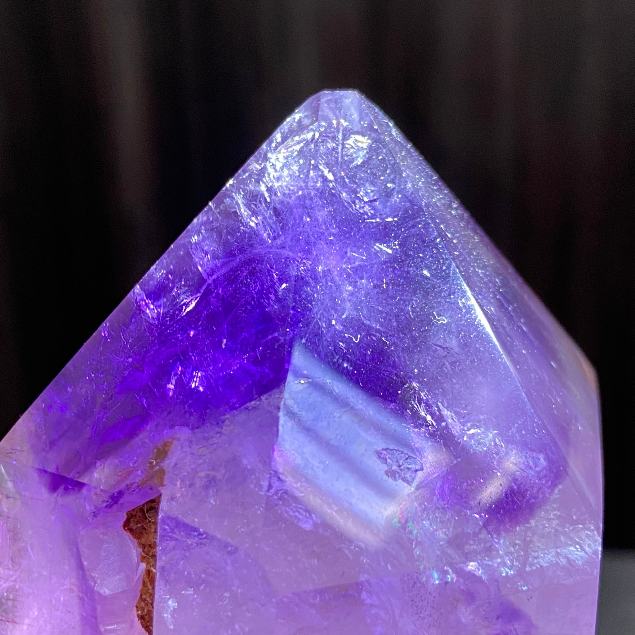 Bolivian Smoky Amethyst Phantom Point