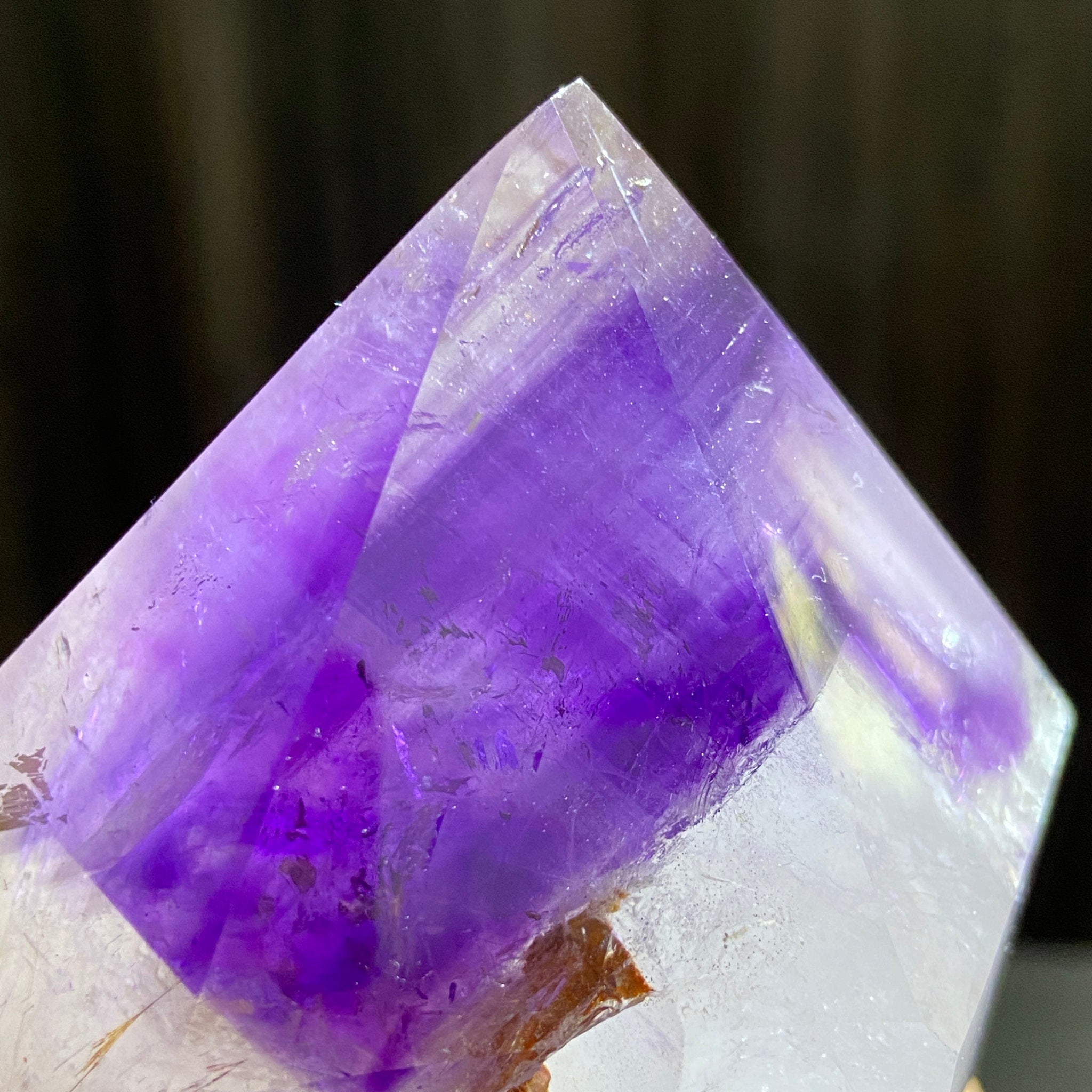 Bolivian Smoky Amethyst Phantom Point