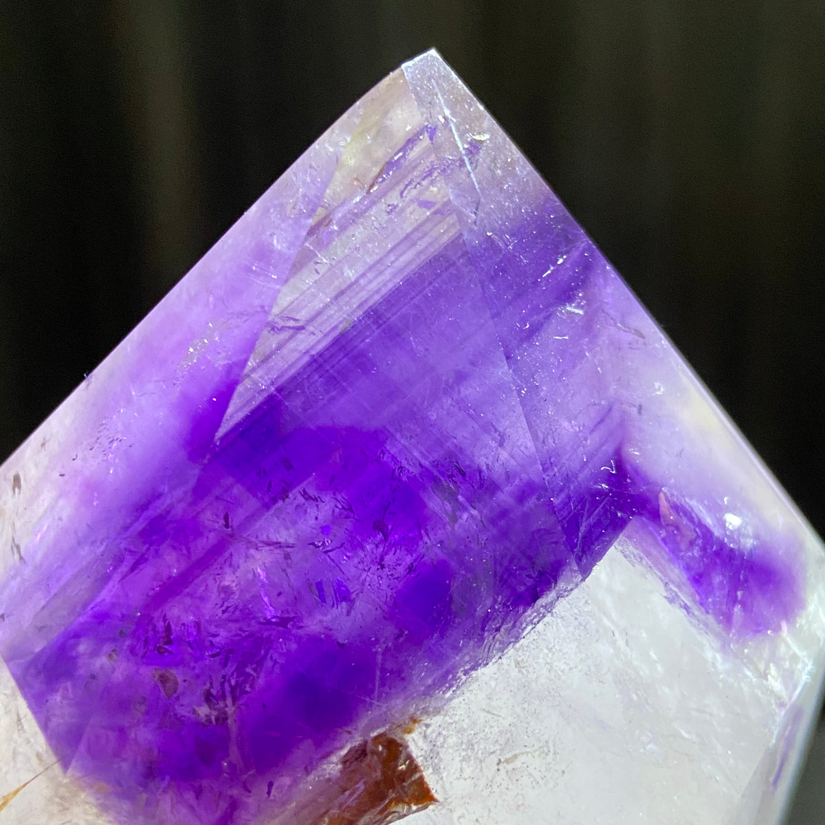 Bolivian Smoky Amethyst Phantom Point