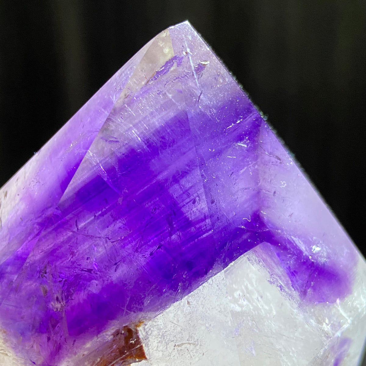 Bolivian Smoky Amethyst Phantom Point