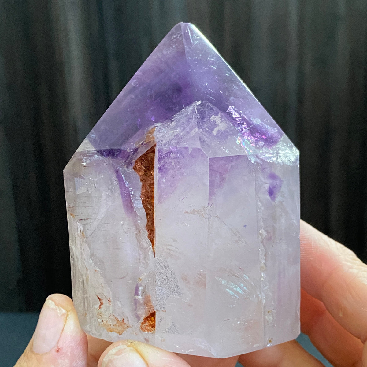 Bolivian Smoky Amethyst Phantom Point