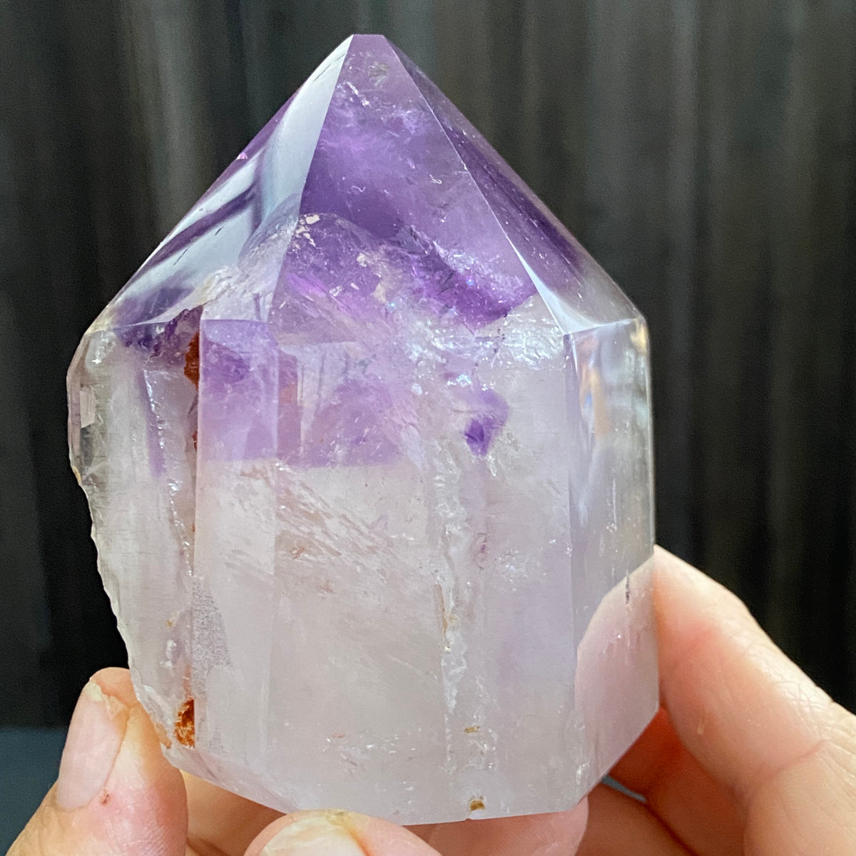 Bolivian Smoky Amethyst Phantom Point