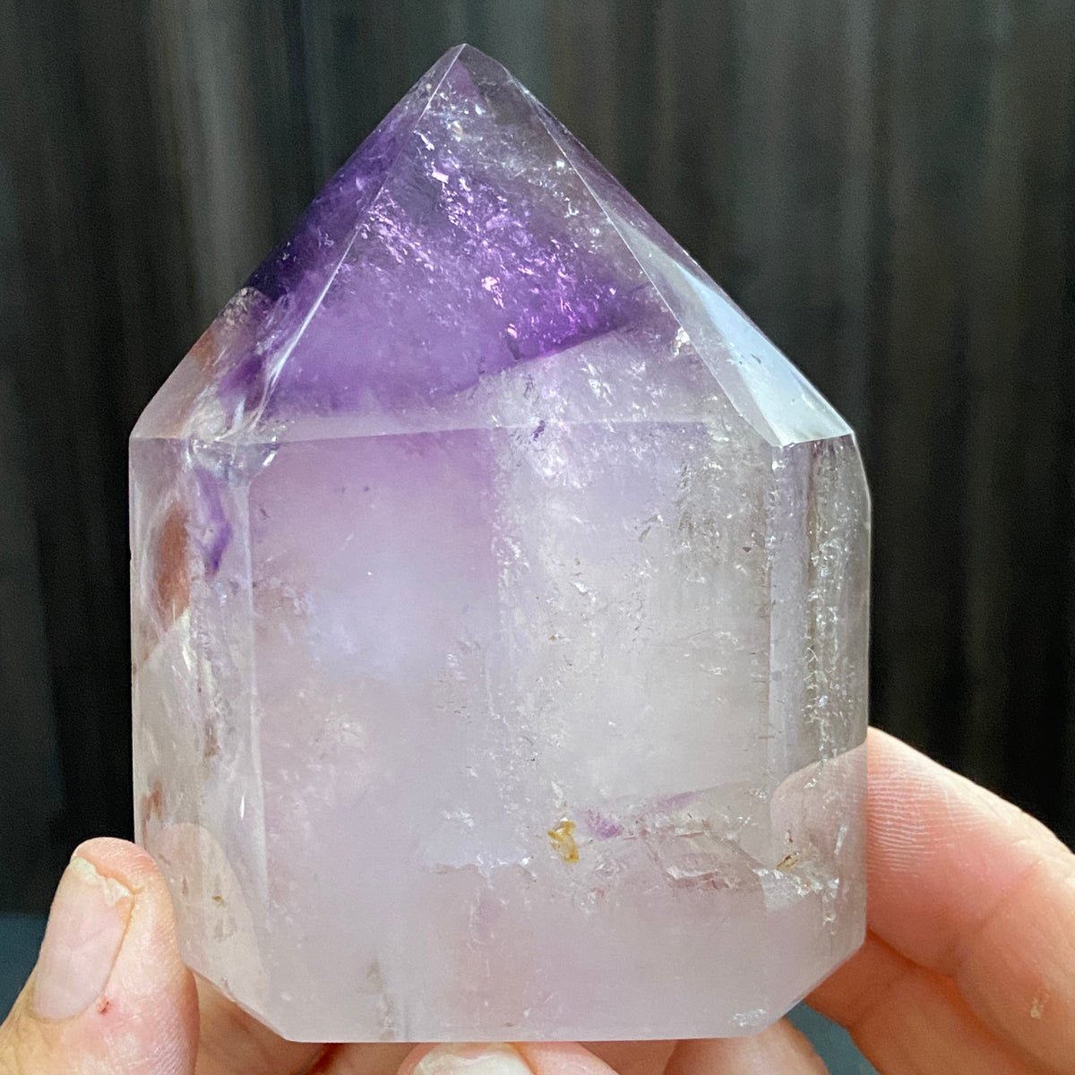 Bolivian Smoky Amethyst Phantom Point