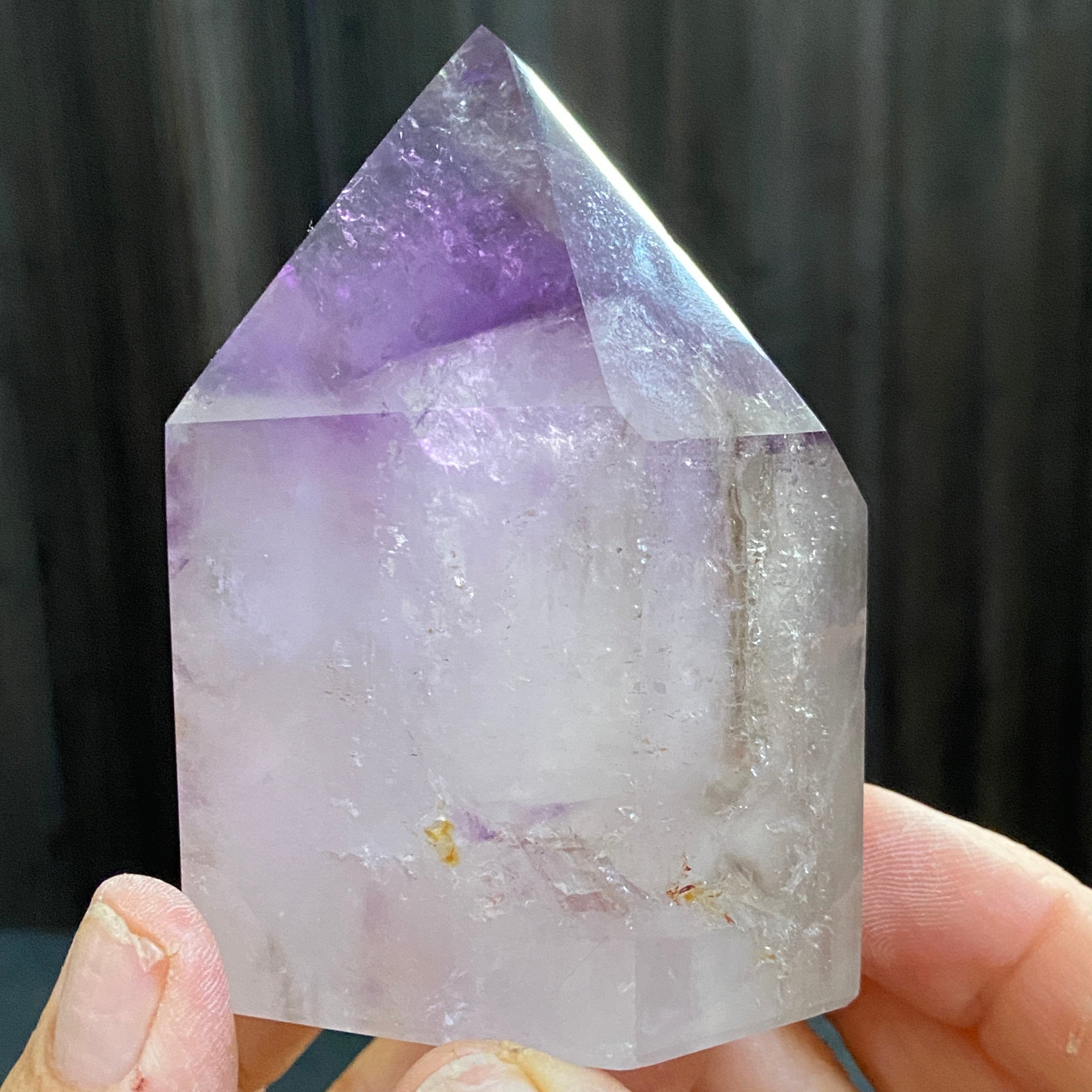 Bolivian Smoky Amethyst Phantom Point