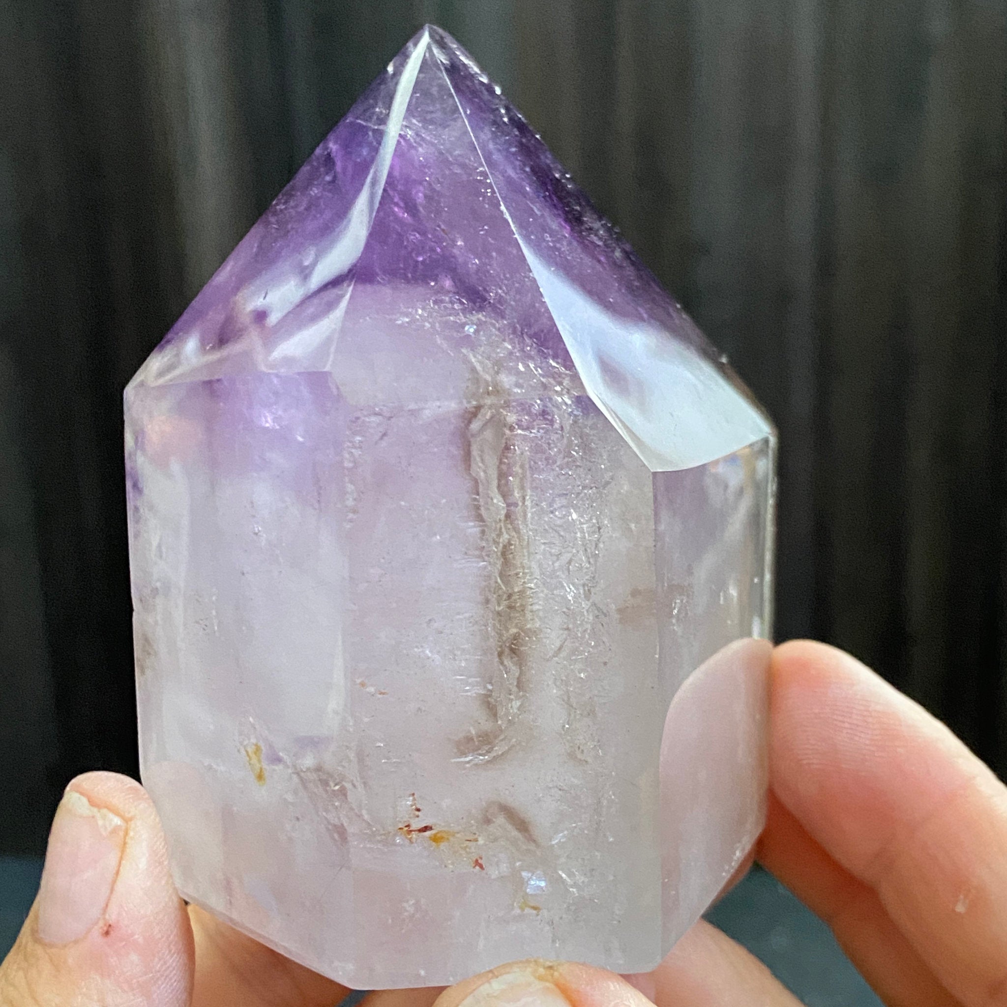 Bolivian Smoky Amethyst Phantom Point